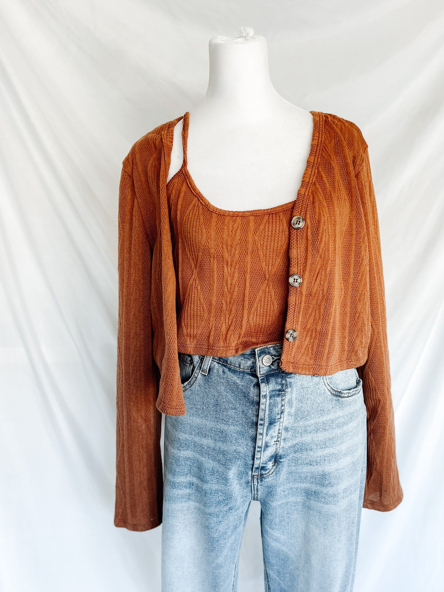 CICI Tank/Cardi Combo