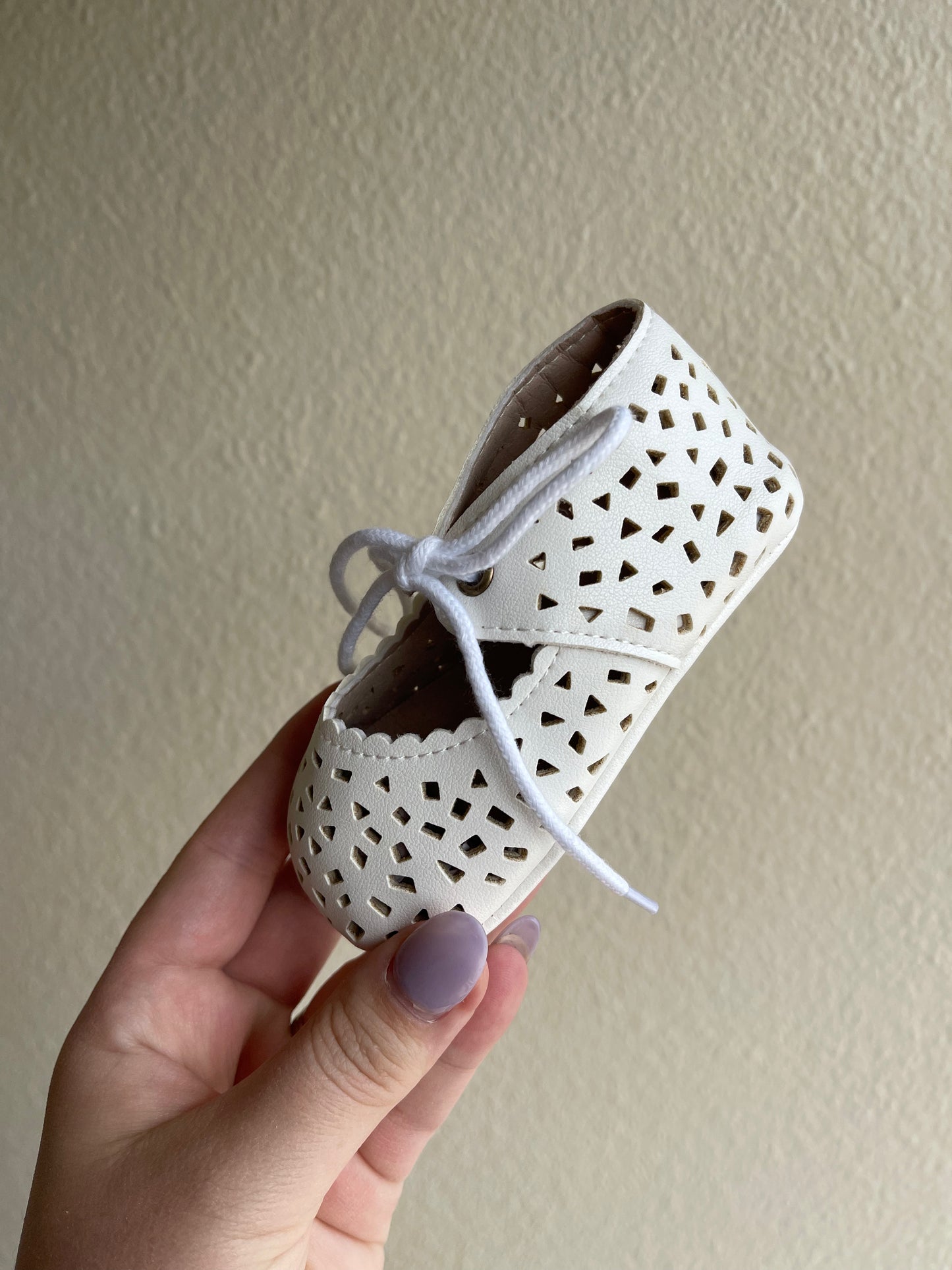Eyelet Shoe - White
