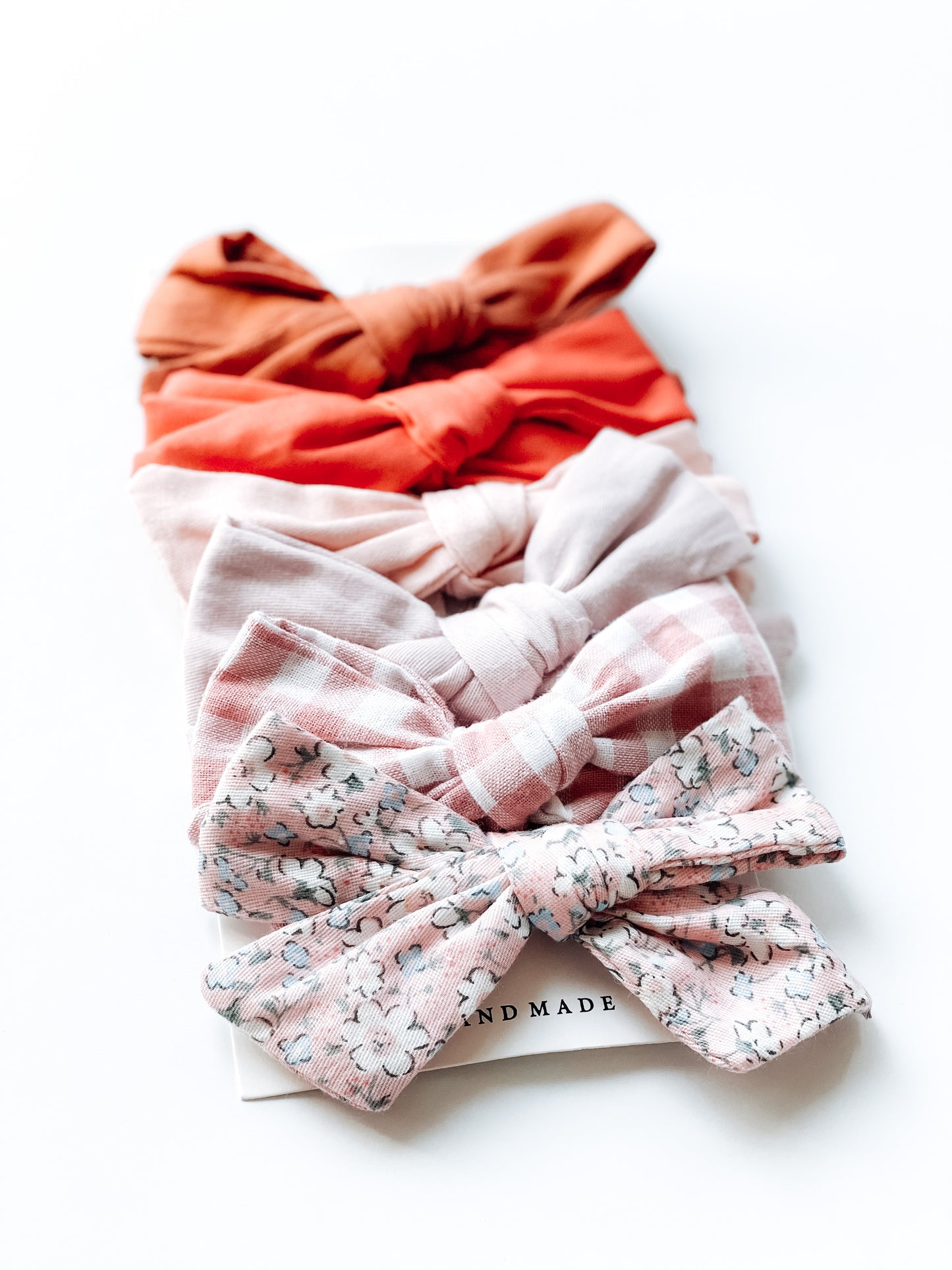 BIG Spring Set Bows - Neutral Pinks
