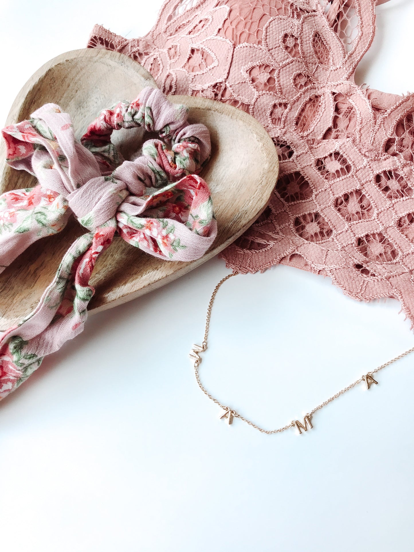 Floral Scrunchee Scarves - 2 Colors