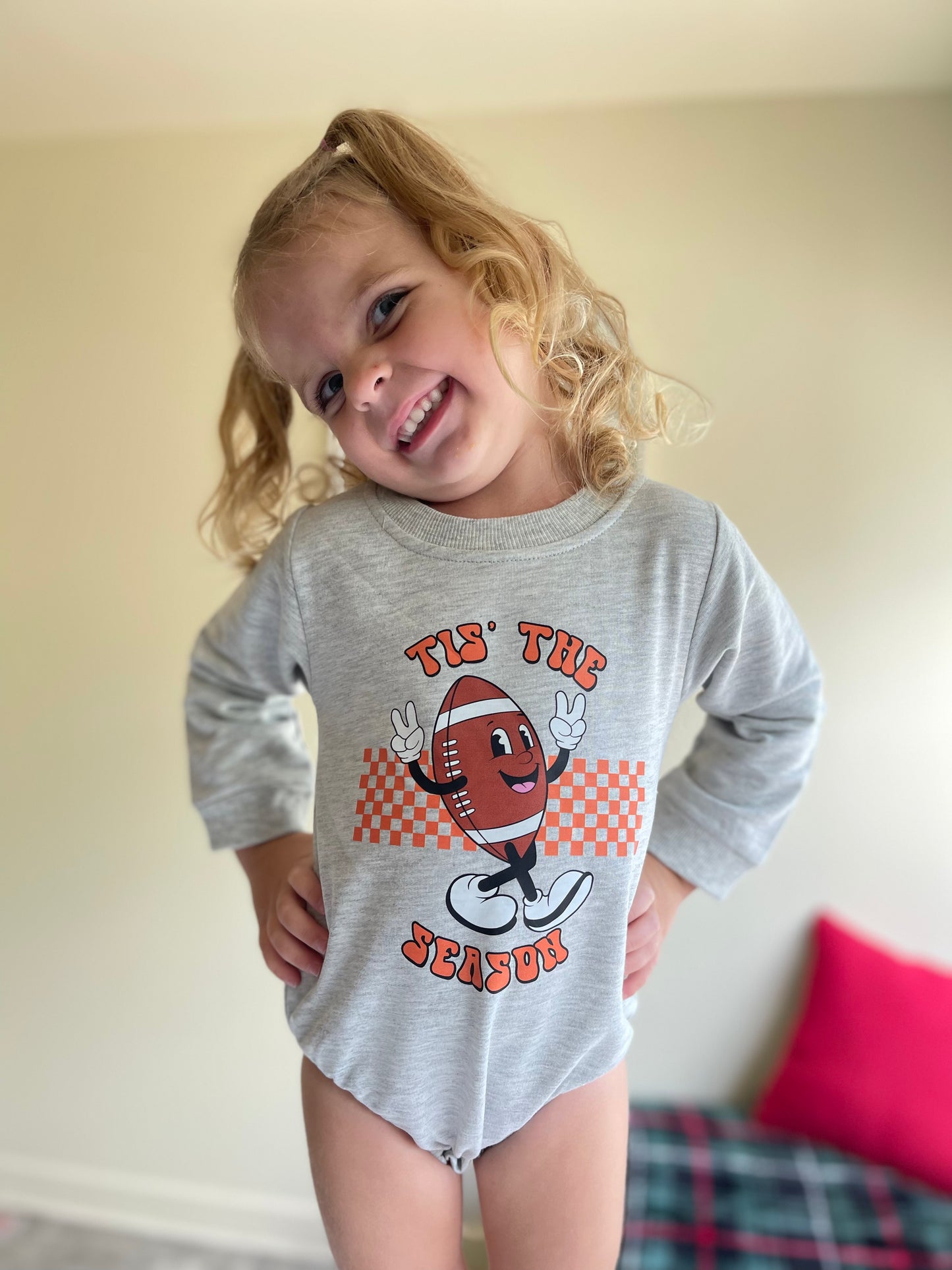 Tis’ The Season Football Romper