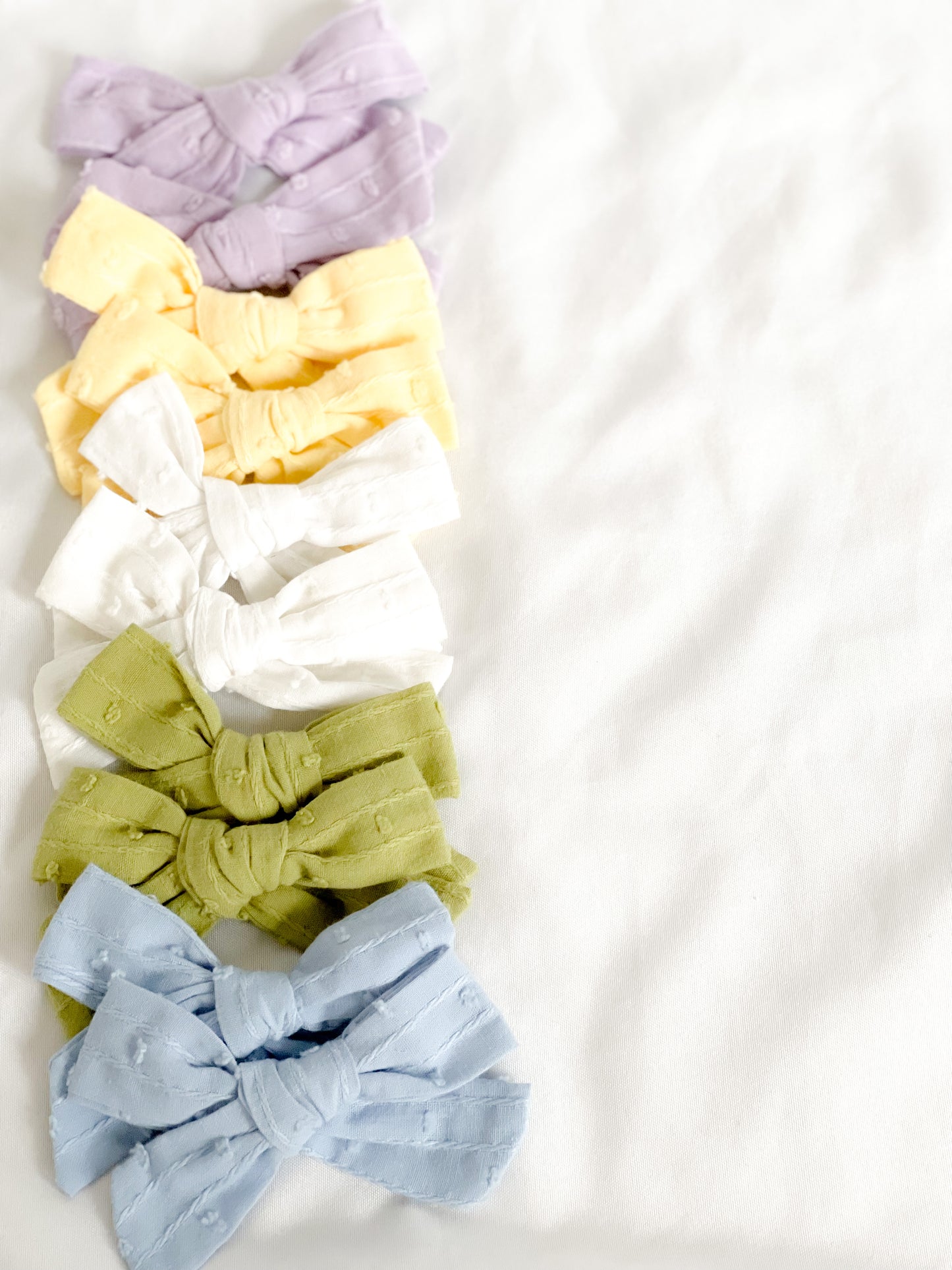 Textured Linen Piggy Sets - 7 Colors
