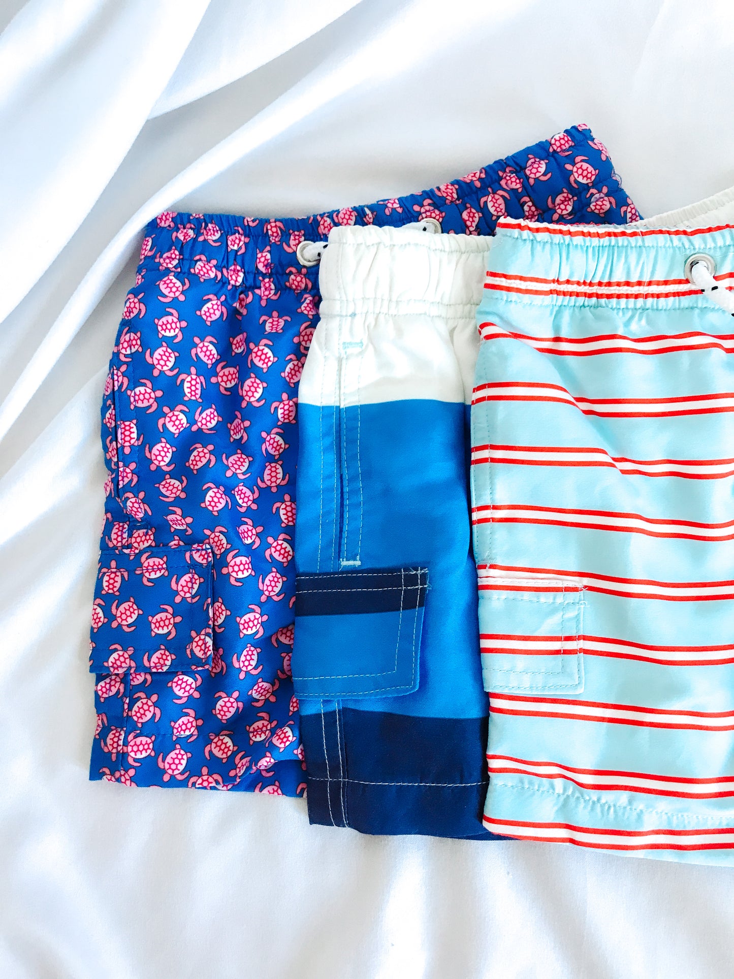 Bold Blue Swim Trunks
