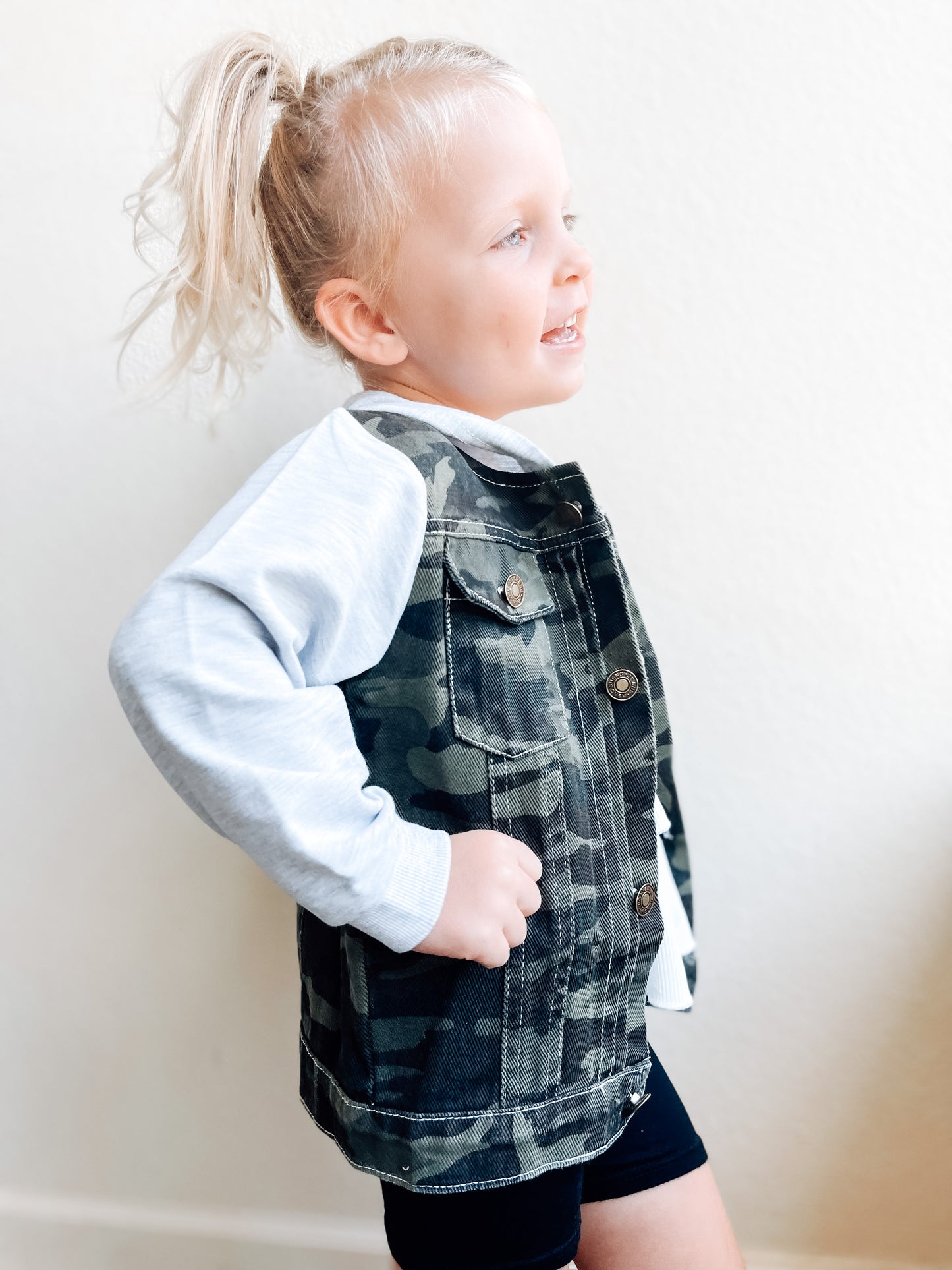 Camo Denim Jacket