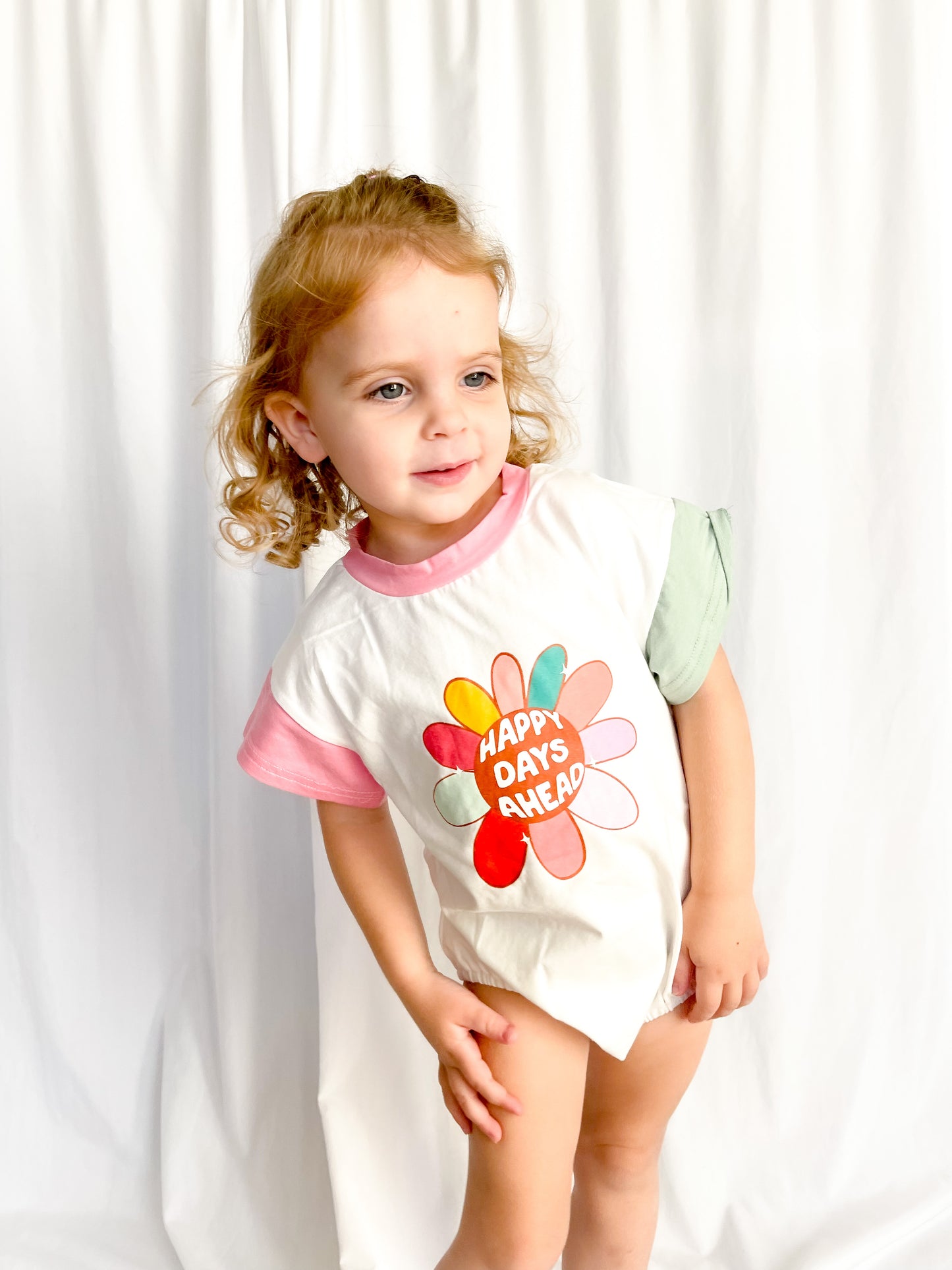 Happy Days Ahead Graphic Romper
