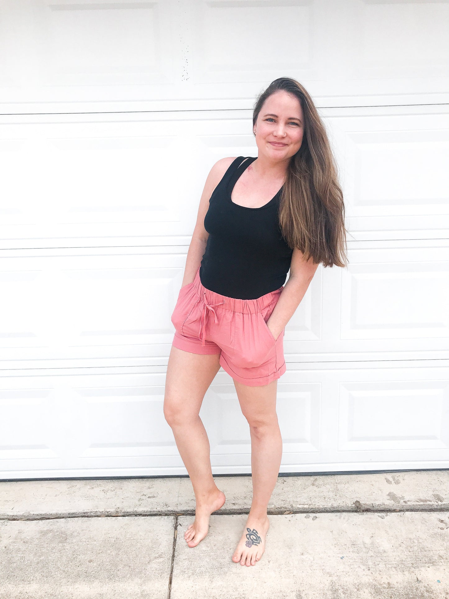 Dusty Pink Shorts
