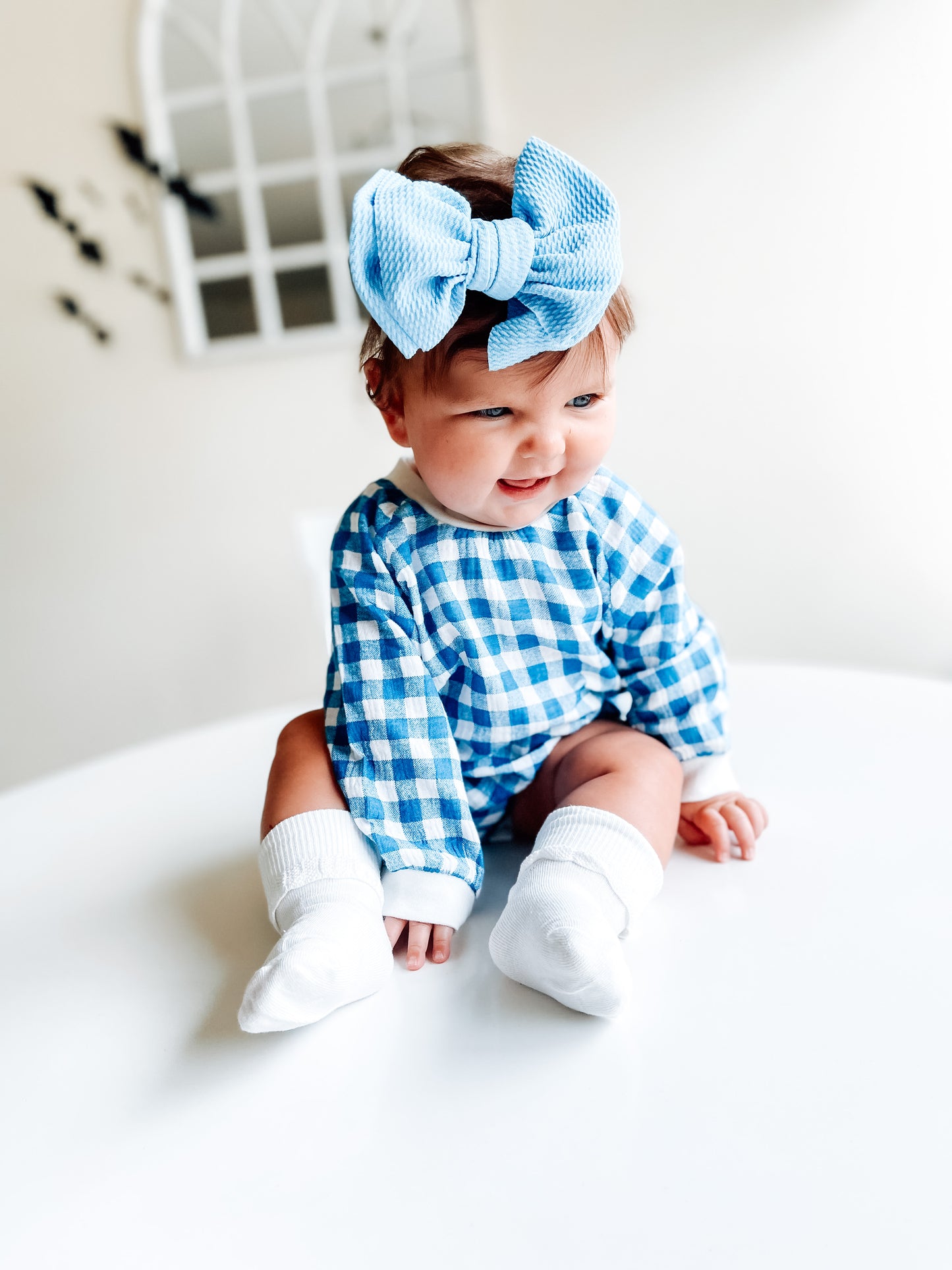 Autumn Checked Romper