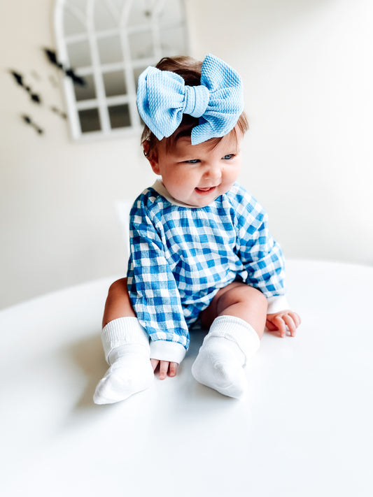 Autumn Checked Romper