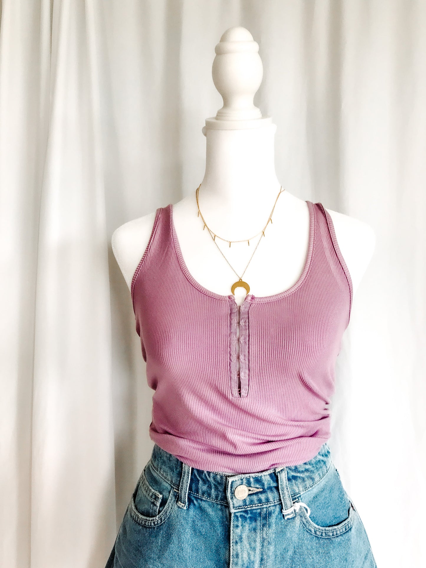 Take Me Away Tank - Lavender