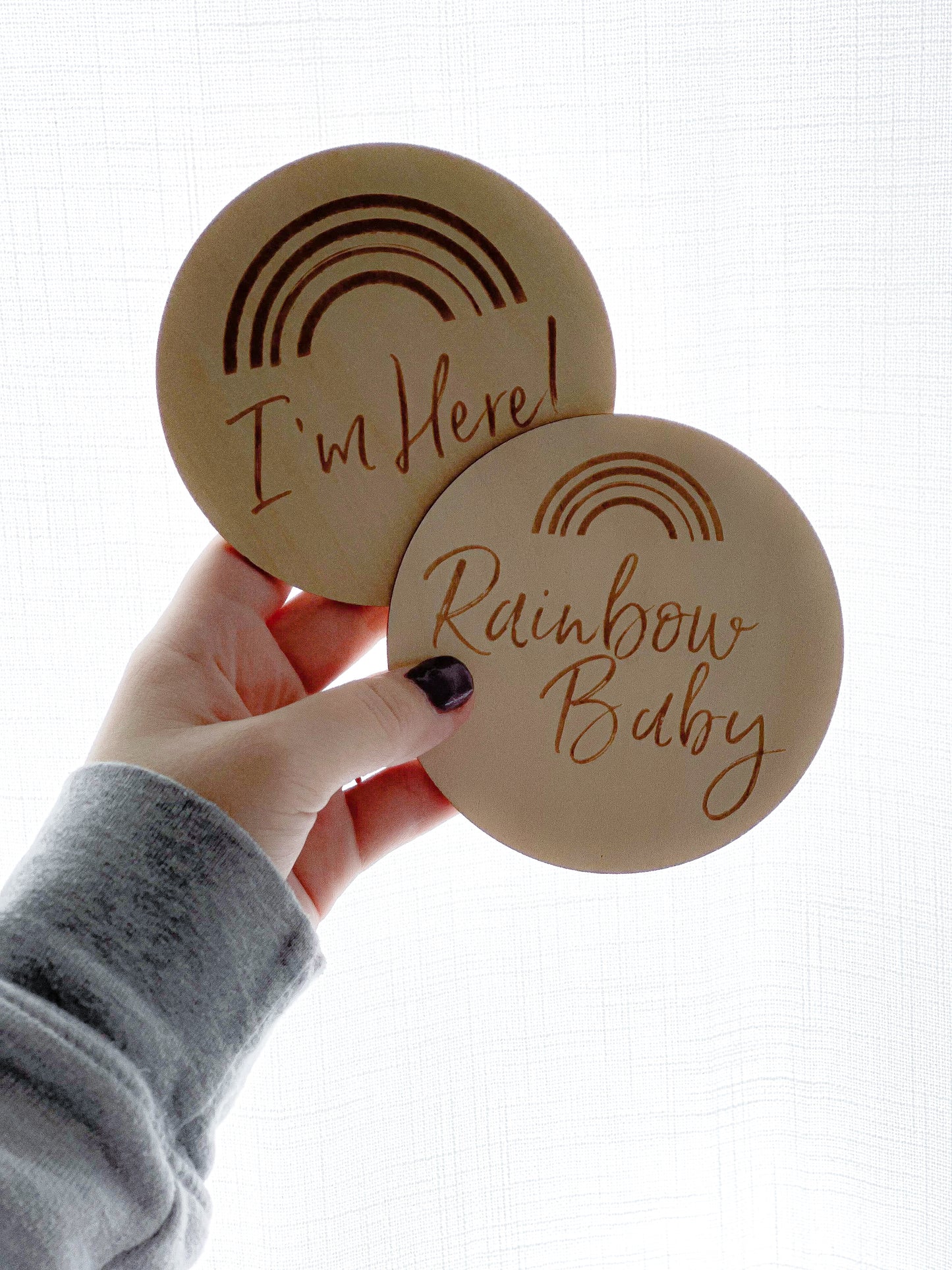 Milestone Disks - Rainbow Baby