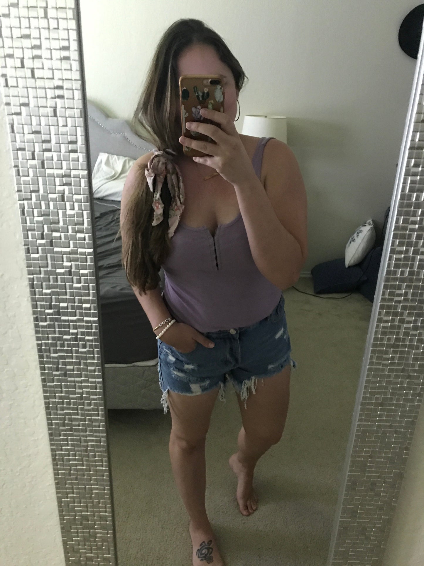Take Me Away Tank - Lavender