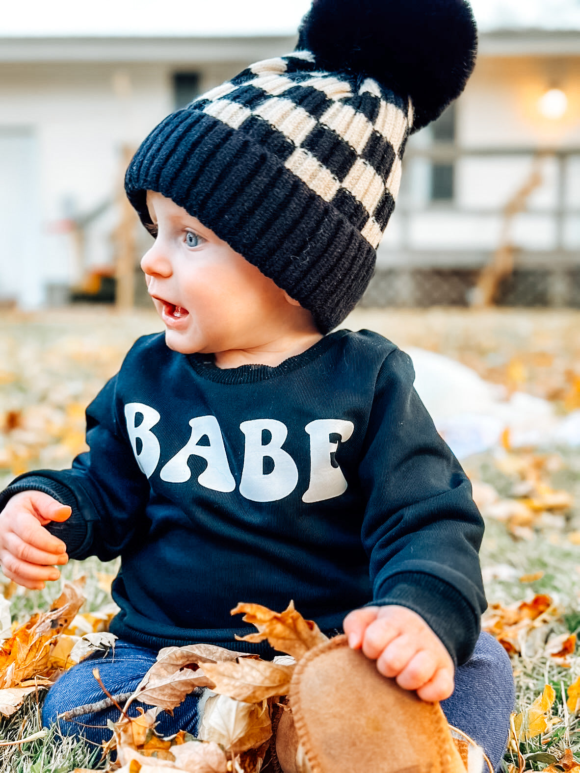 RESTOCK Checkered Pom Beanies - 5 Colors