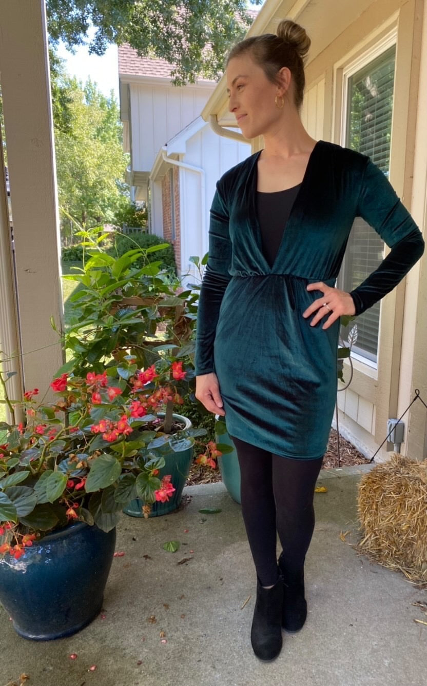 Under The Mistletoe Dress - LARGE ONLY