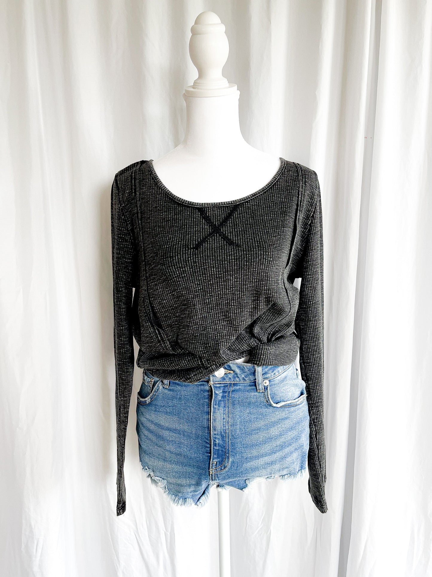 SpellBound Lace Up Sweater