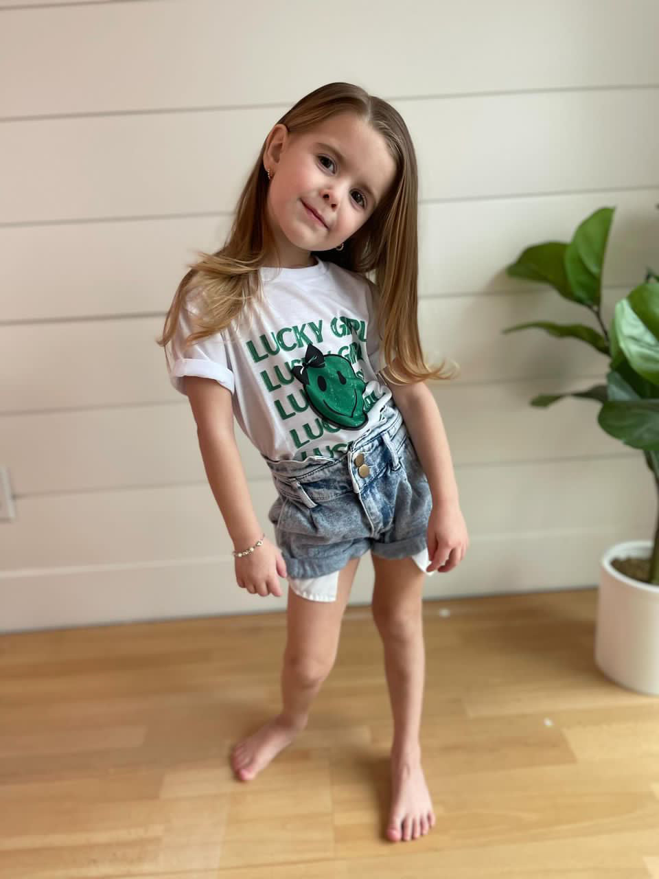 Lucky Girl 🍀🙂 - (MADE TO ORDER)