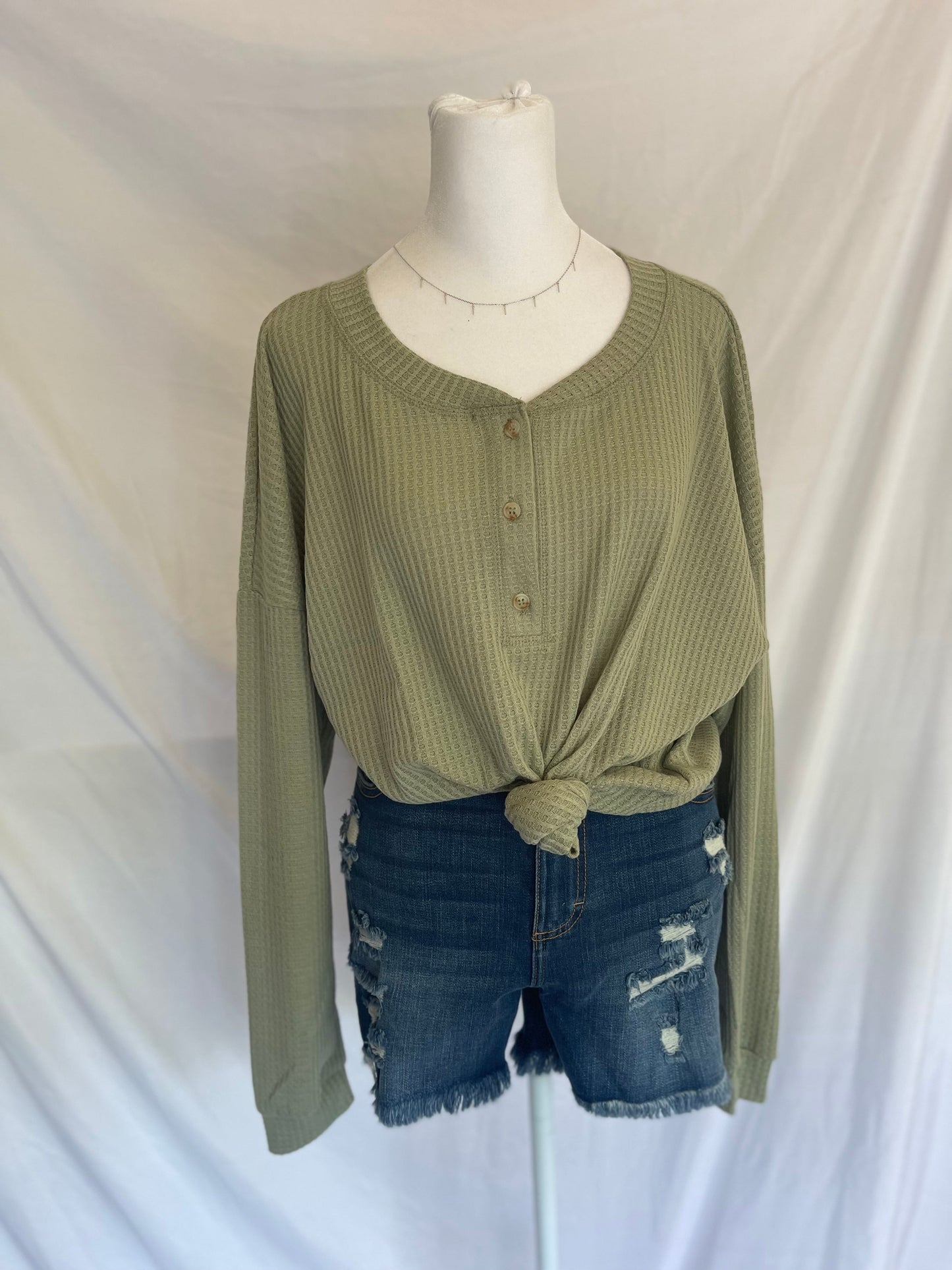 Run Away With Me Top - Olive