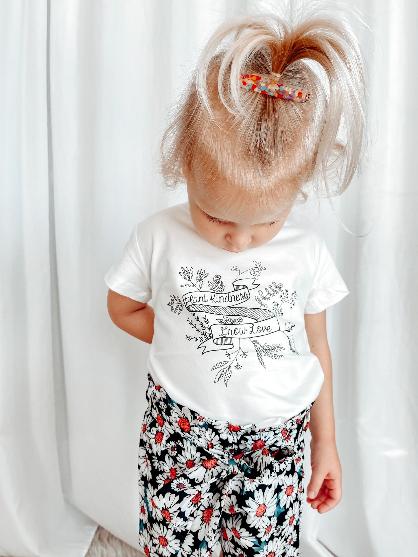 Plant Kindness Grow Love Graphic T