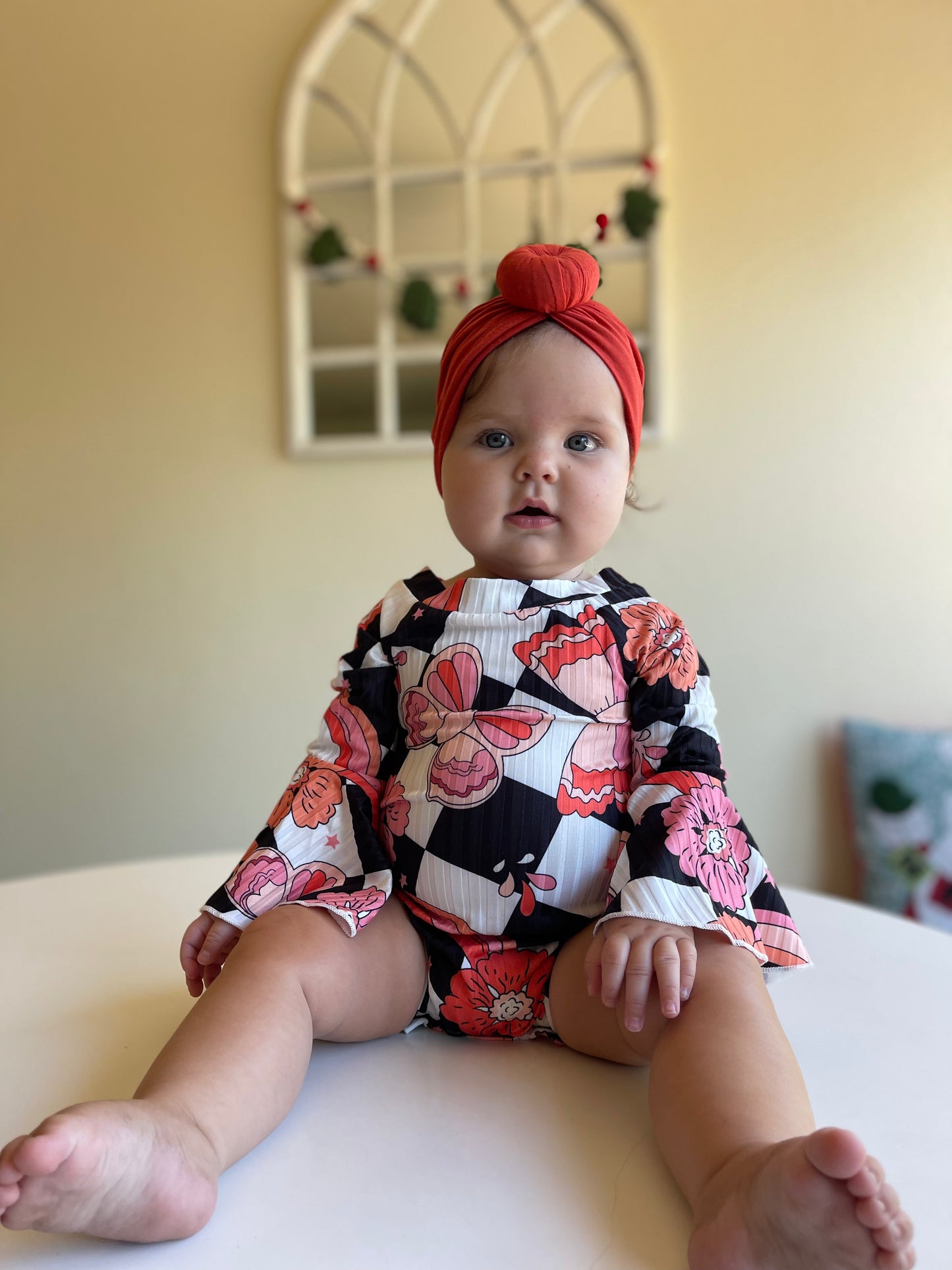 Checkered Love Romper