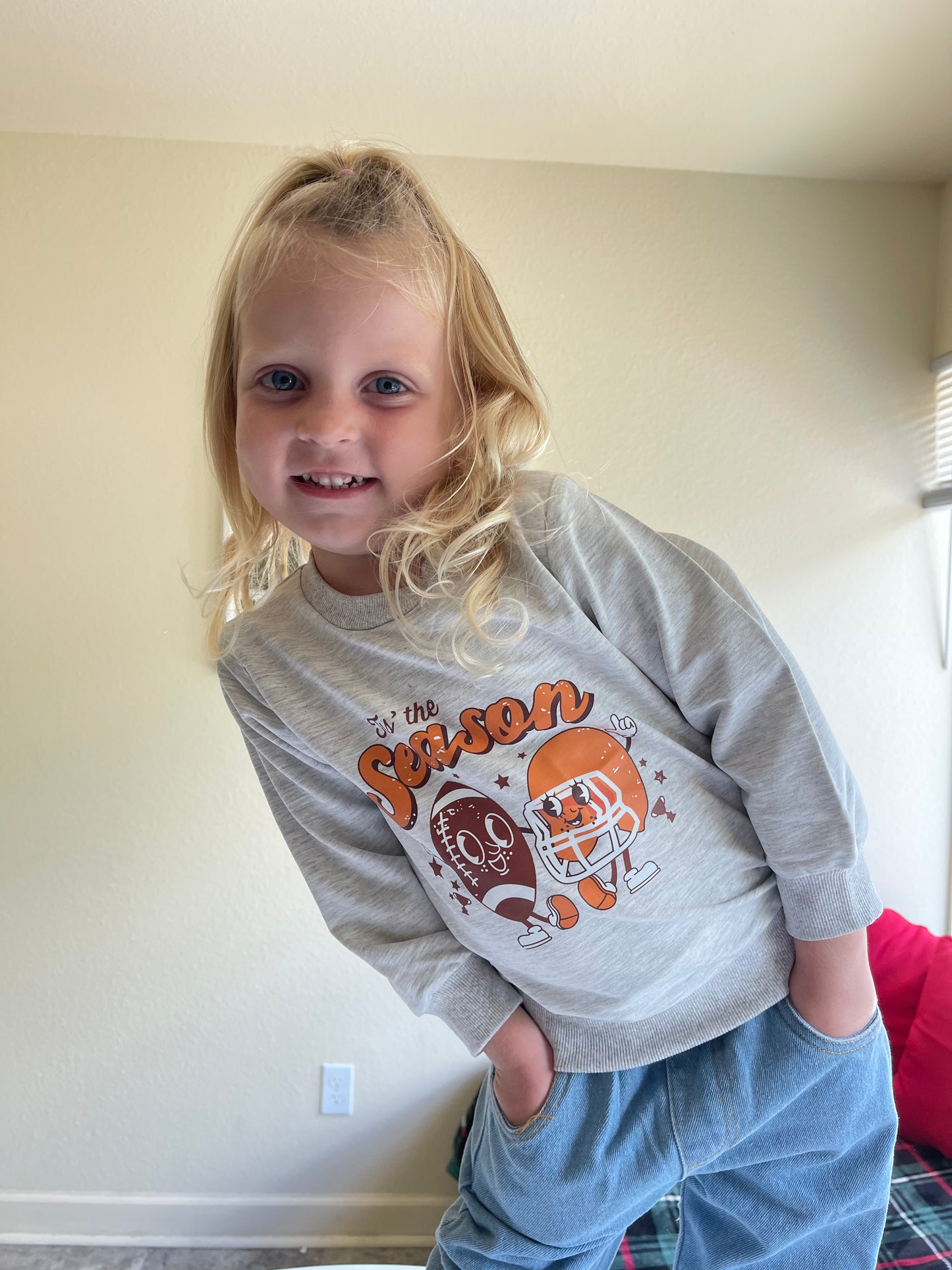 Tis’ The Season Football Sweater