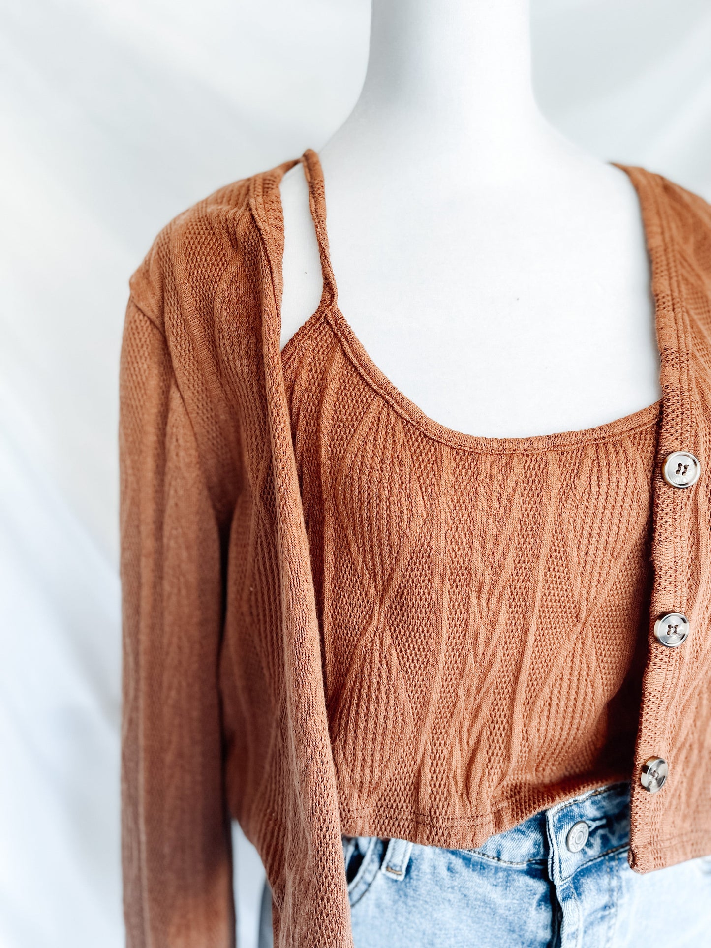 CICI Tank/Cardi Combo
