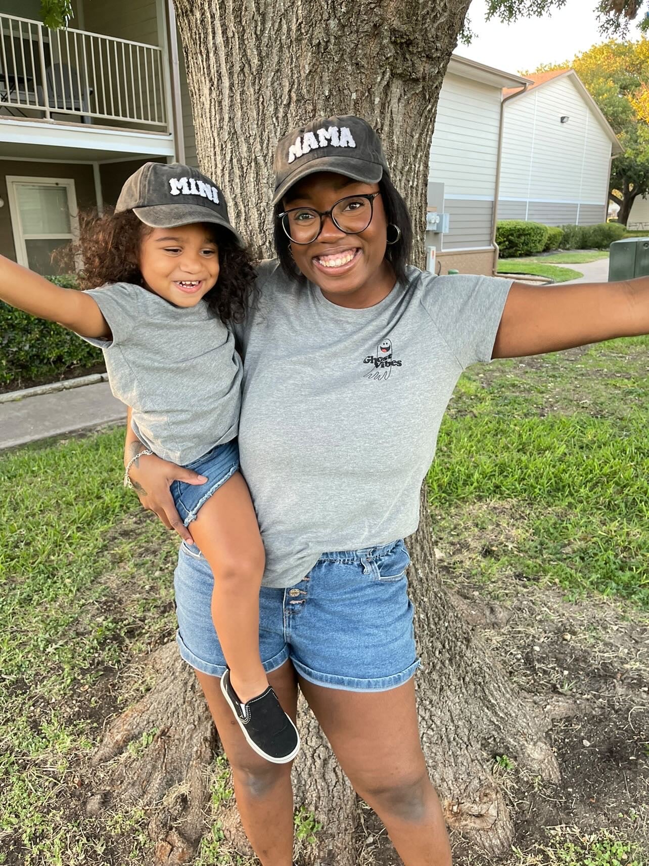 MAMA & MINI Hats - Black