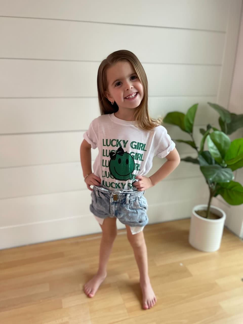 Lucky Girl 🍀🙂 - (MADE TO ORDER)