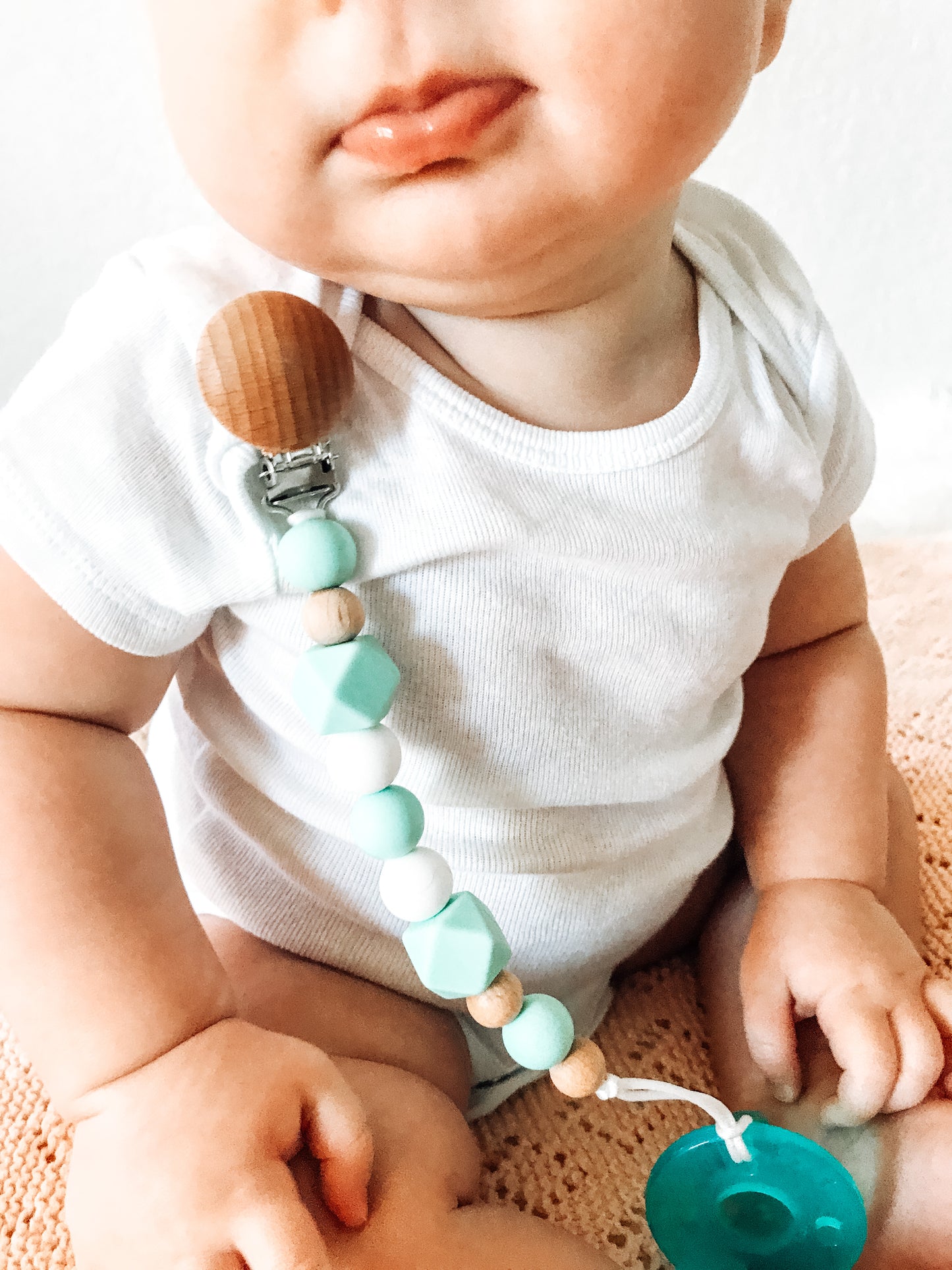 Silicone Paci Clips - 7 Colors