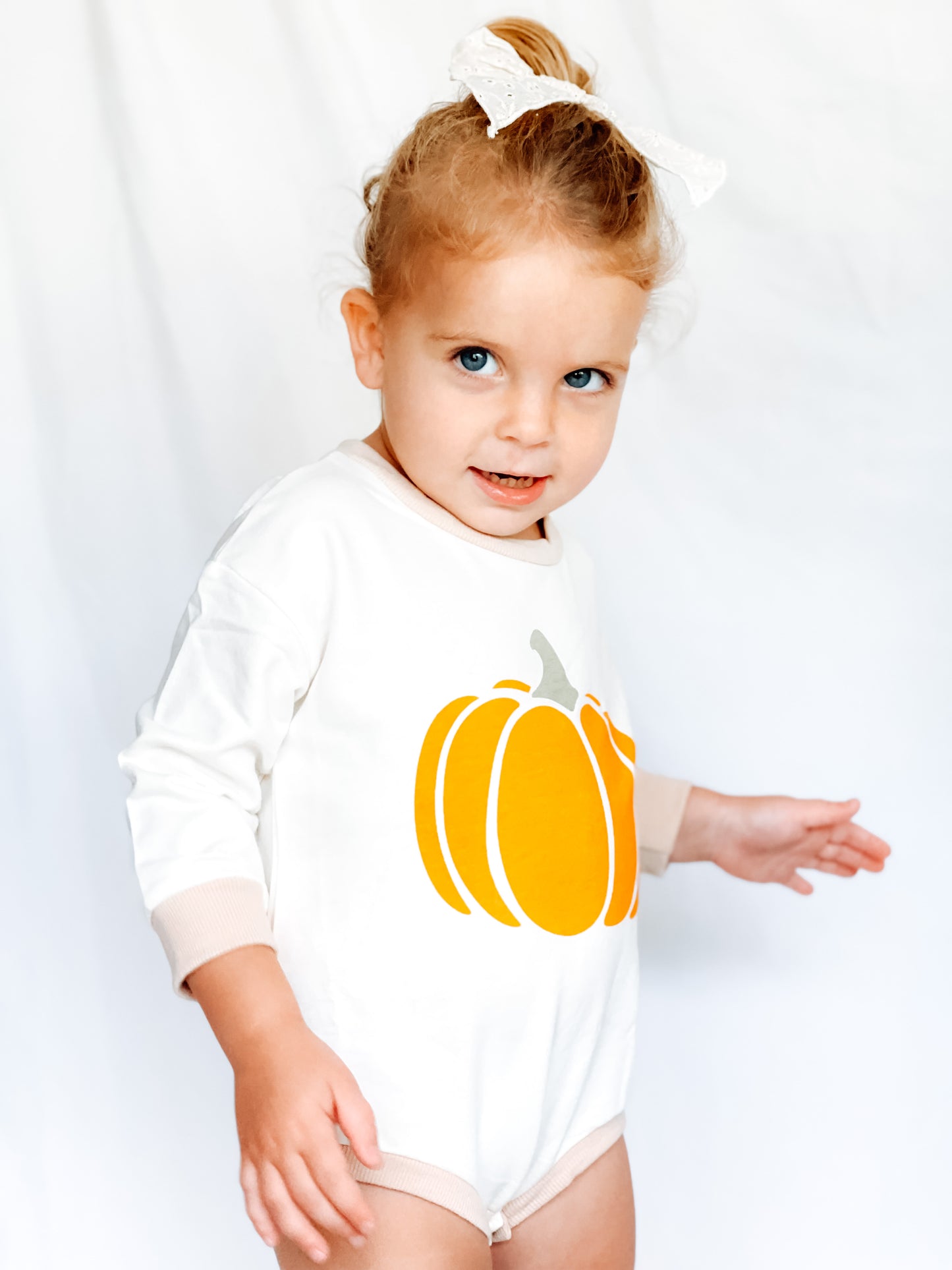 QT Pumpkin Romper