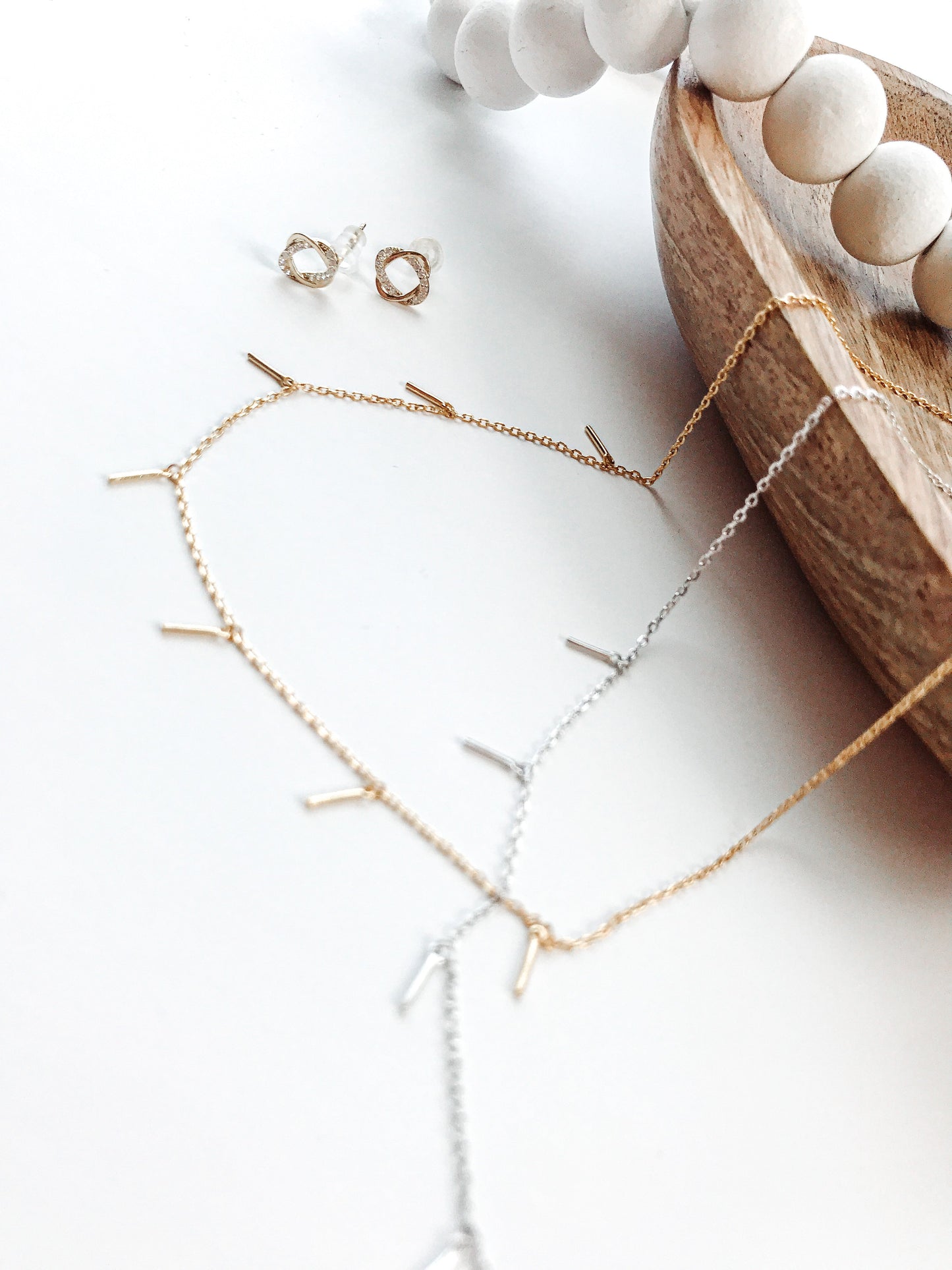 Tassel Drop Necklace - 2 Colors