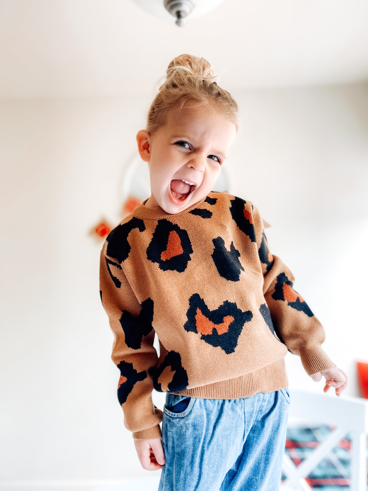 Wild Print Sweater