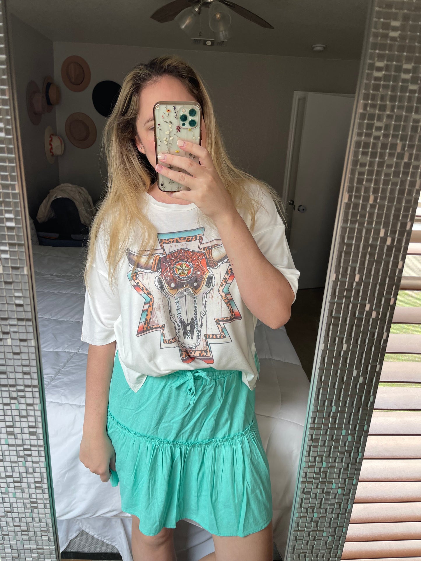 Boho Long Horn Top