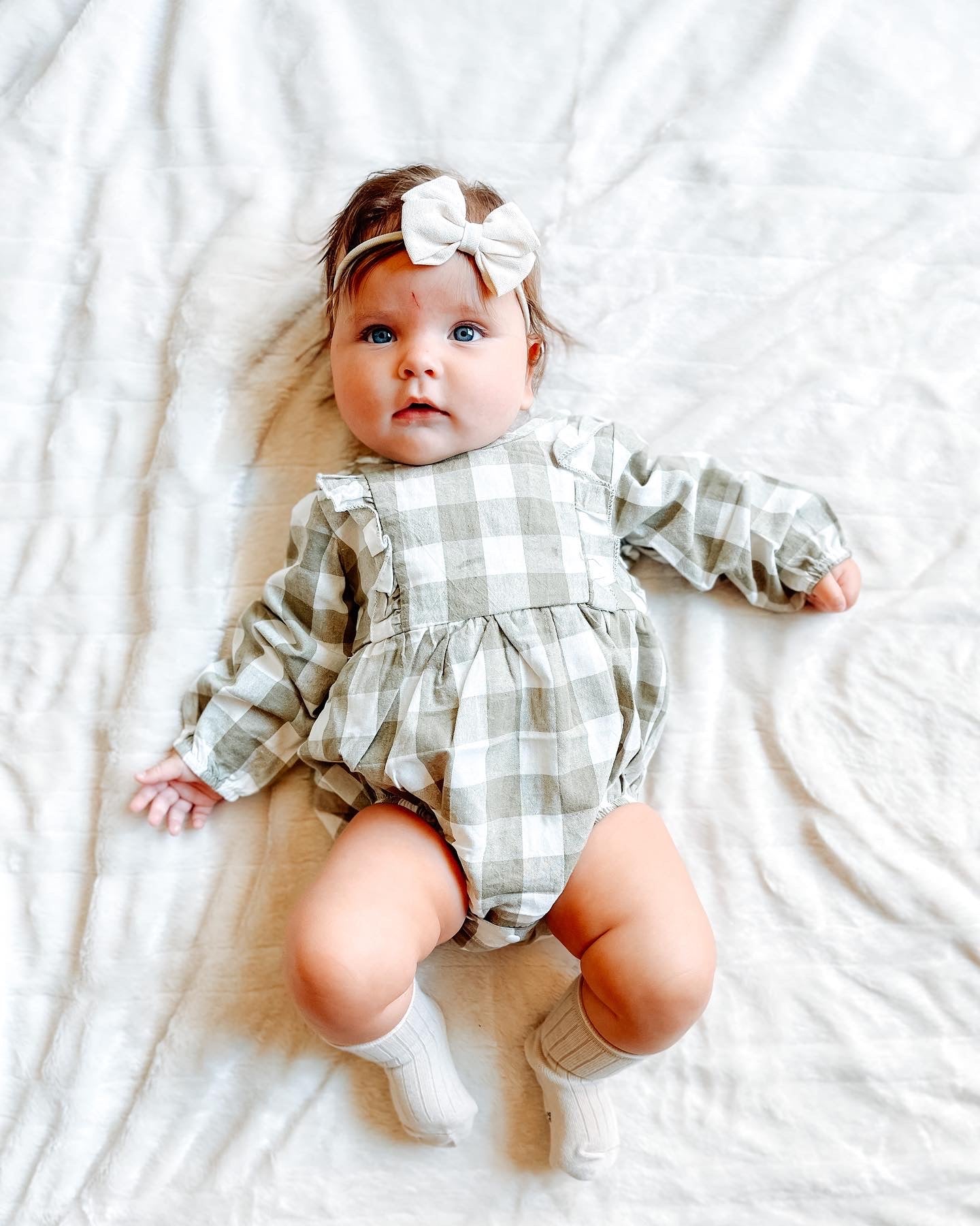 Garden Plaid Romper