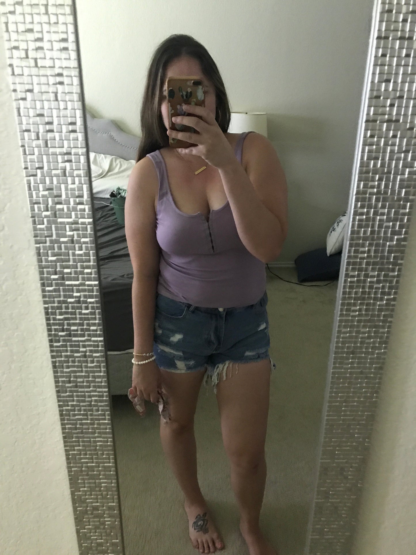 Take Me Away Tank - Lavender
