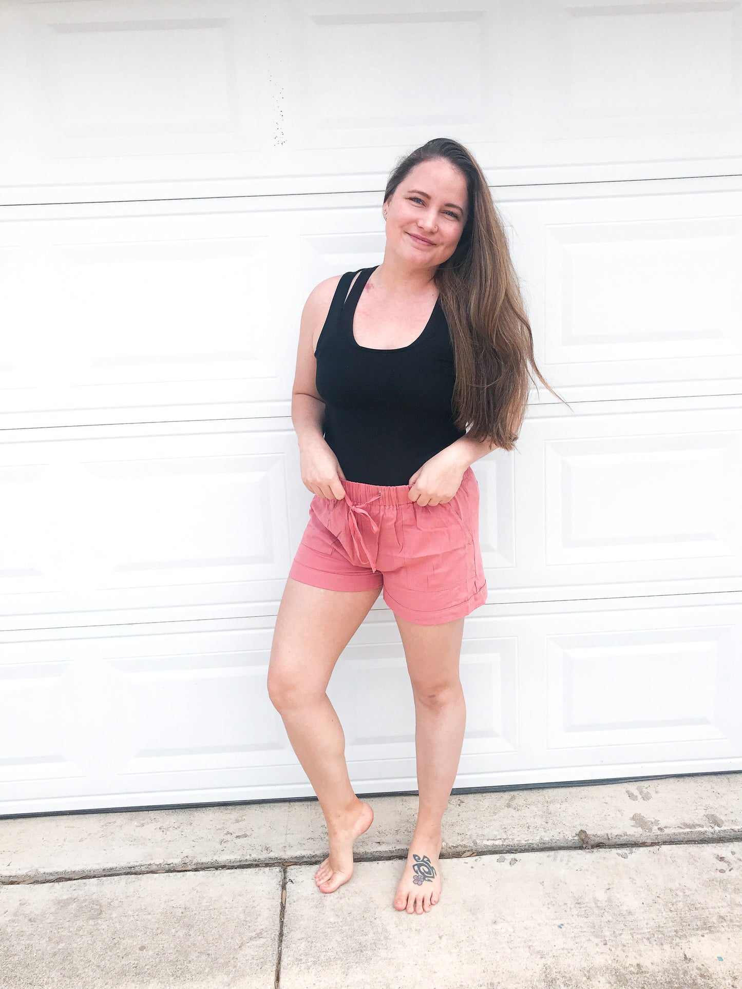 Dusty Pink Shorts