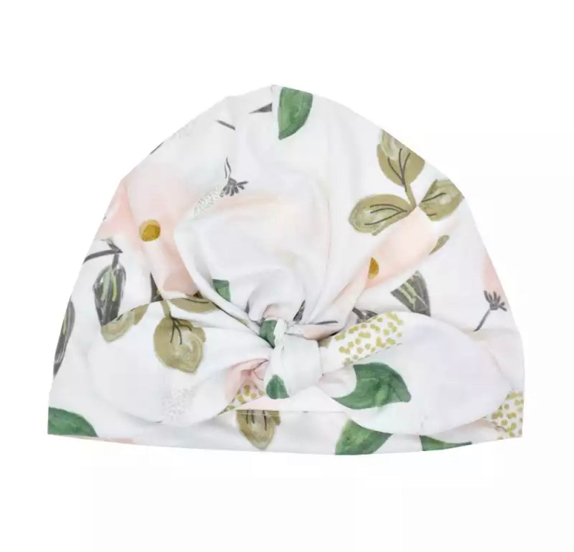 Floral Head Wraps - 4 Colors