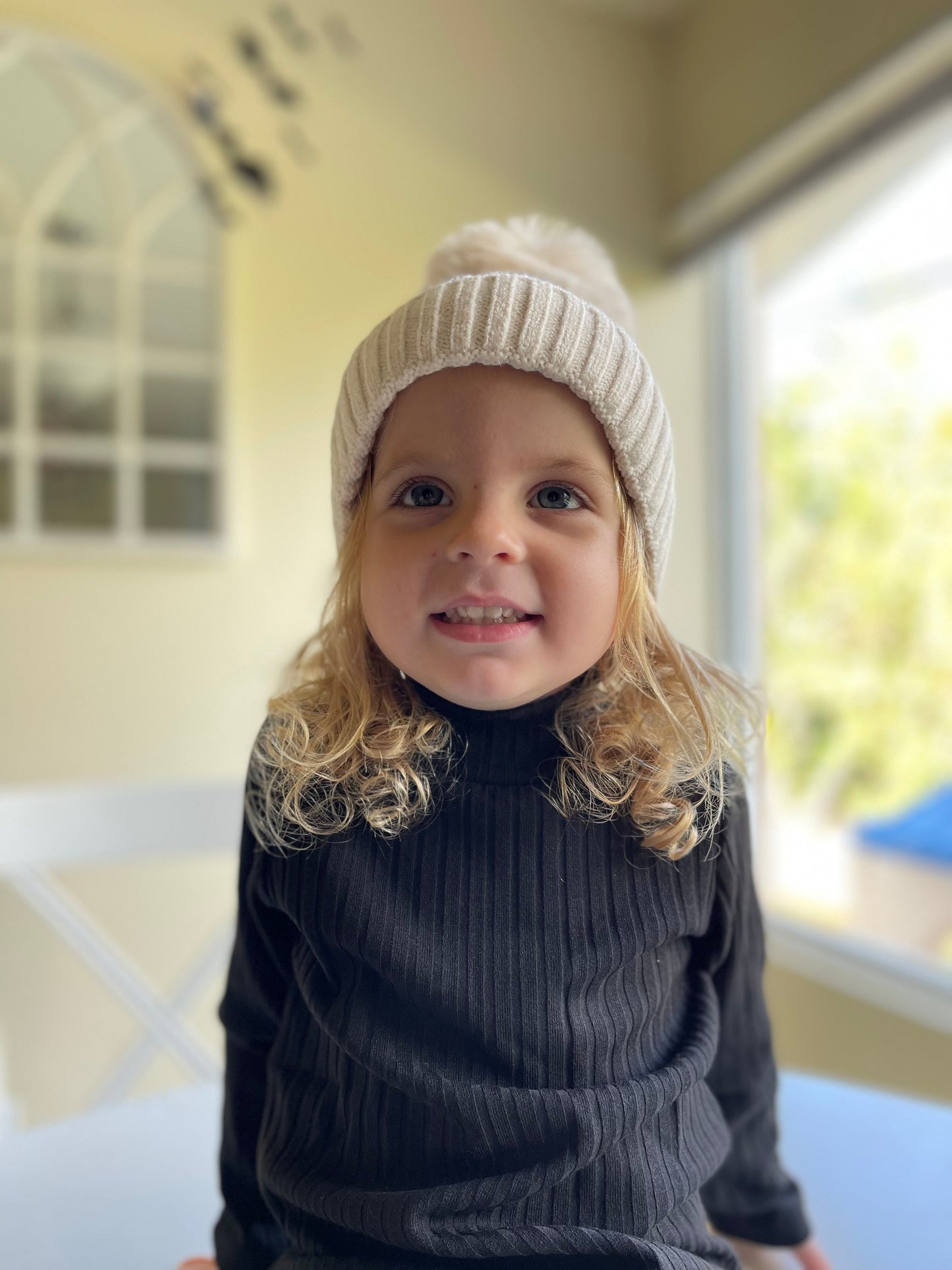 RESTOCK Checkered Pom Beanies - 5 Colors