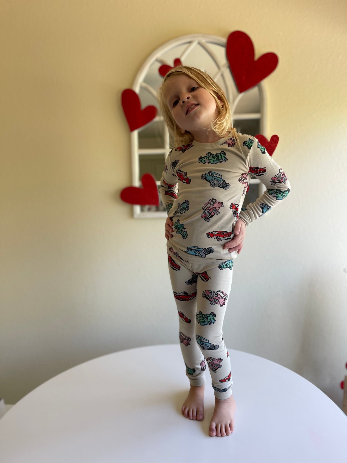Valentine Jammies - Cars