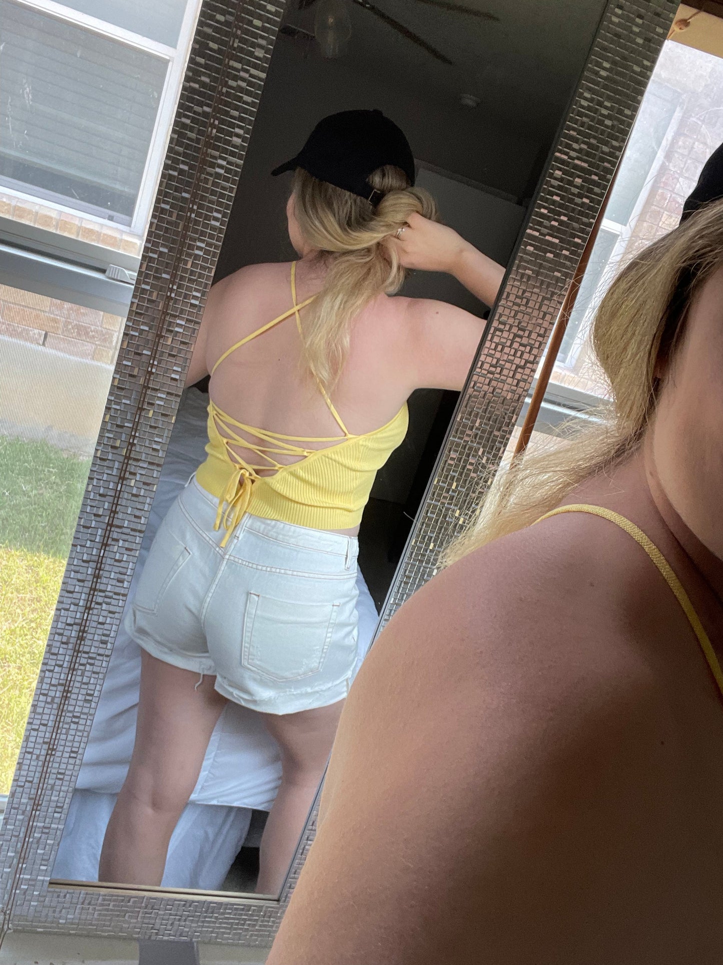 Small Town Girl Top - Yellow