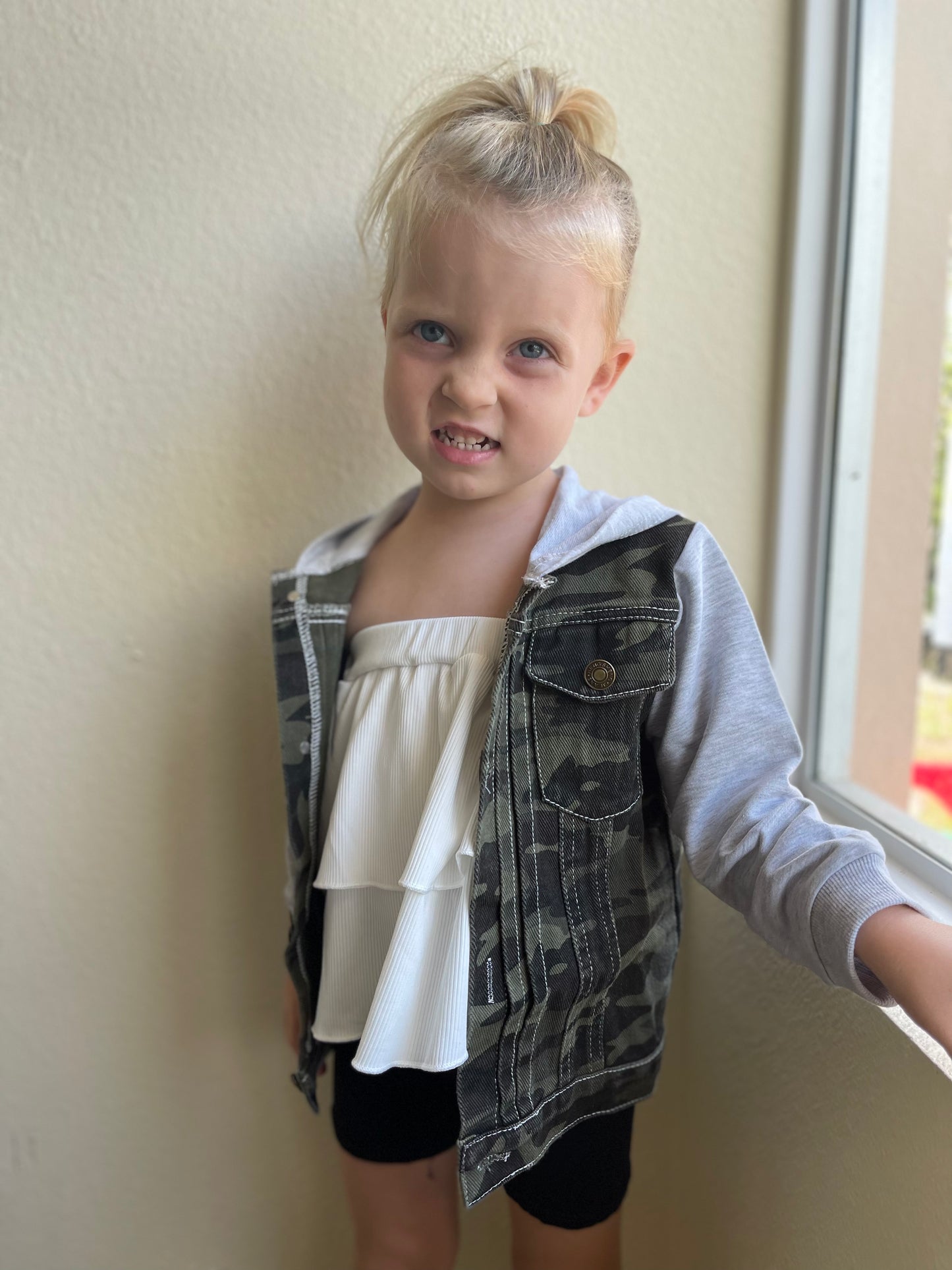 Camo Denim Jacket