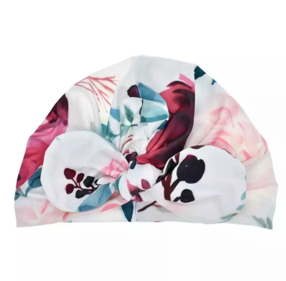 Floral Head Wraps - 4 Colors