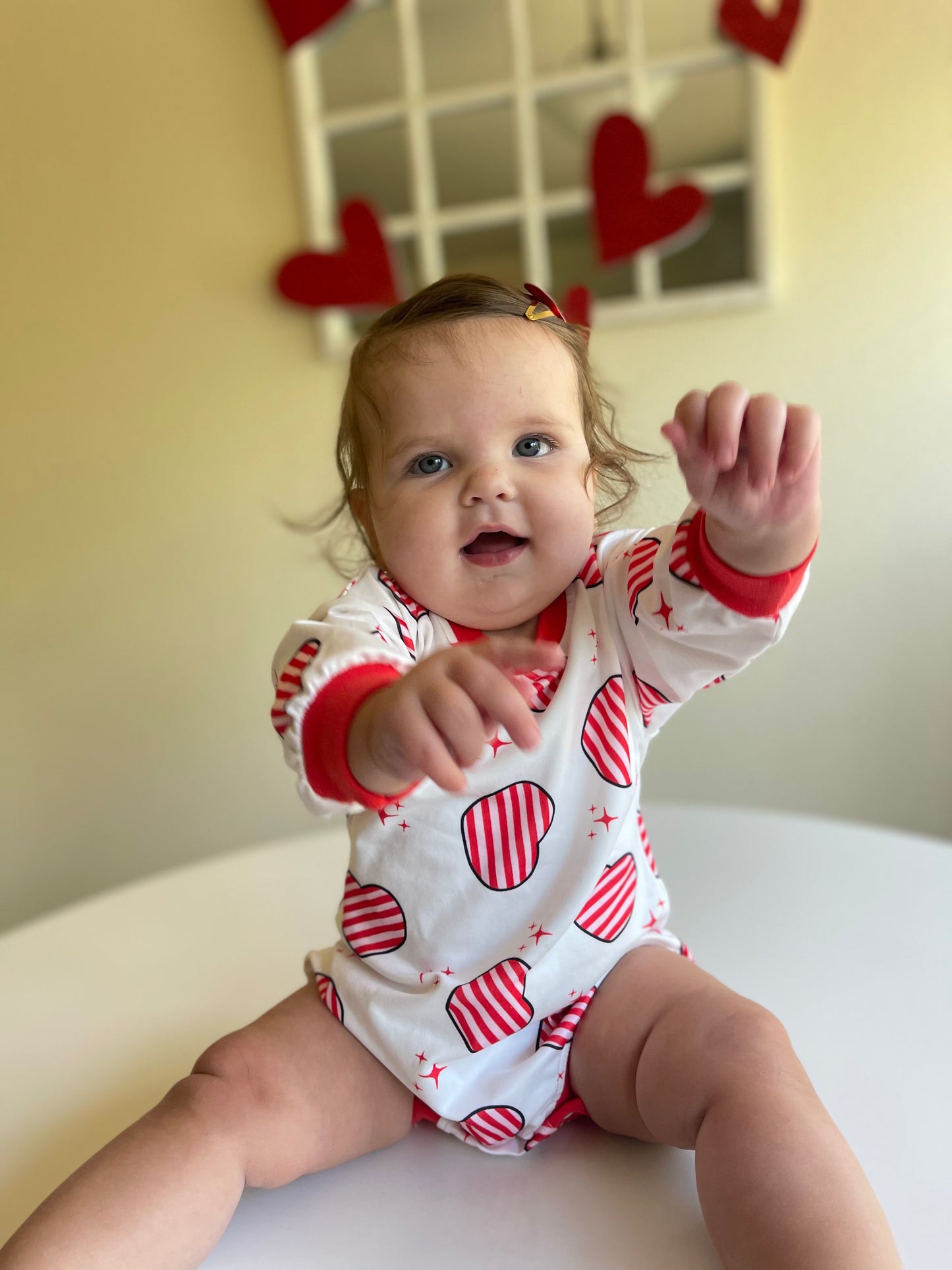 Vday Heart Romper