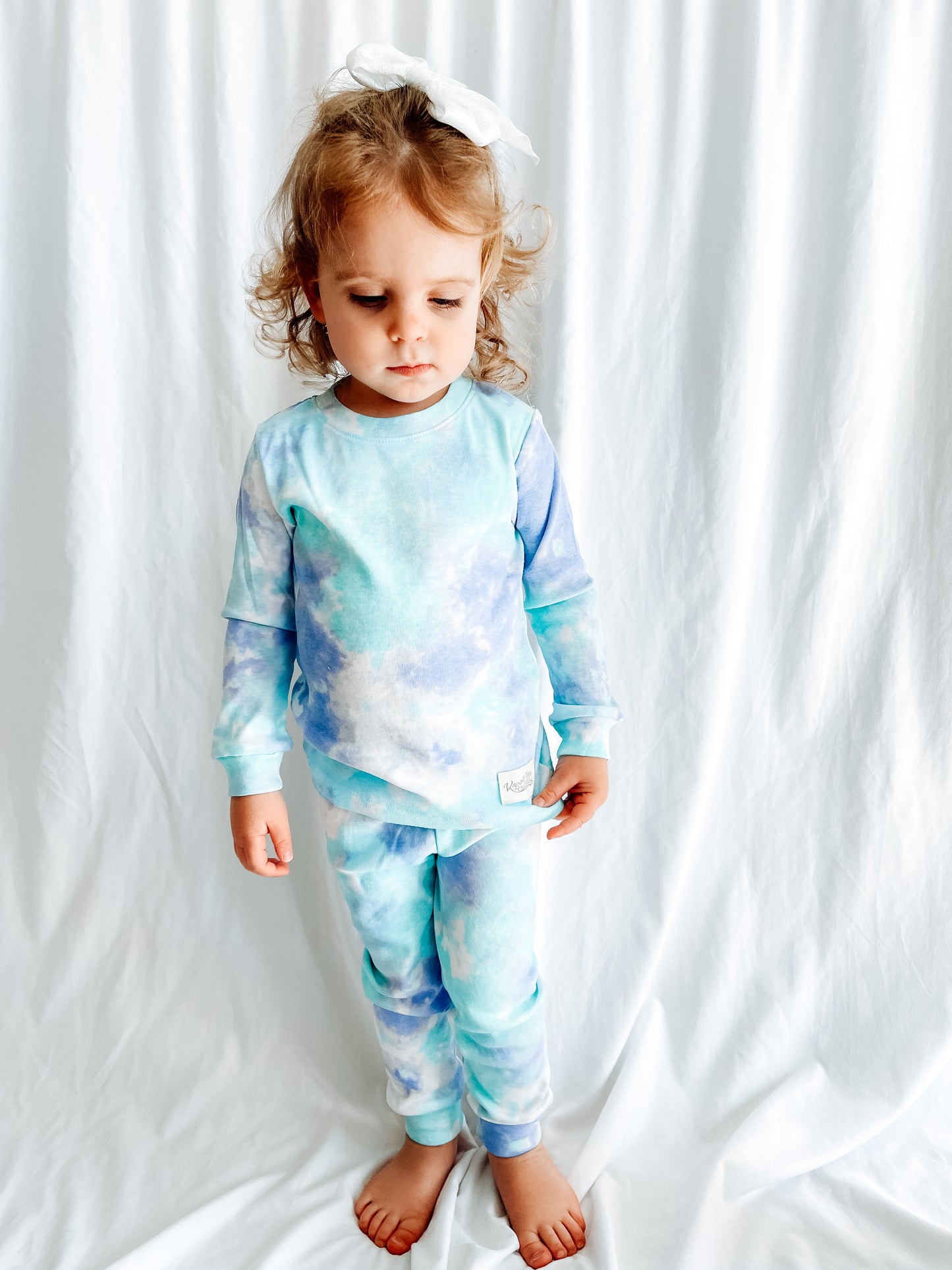 Spring Tie Dye Jammies - Blue