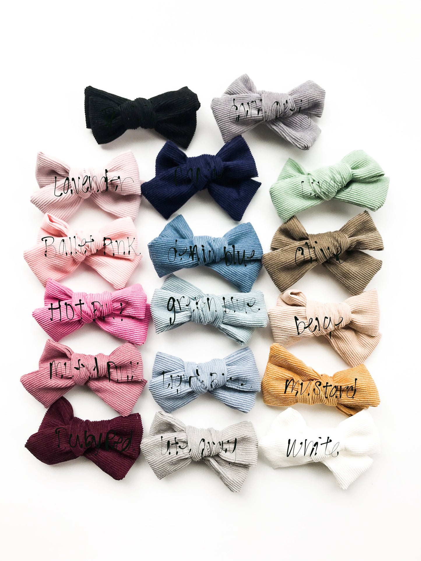 Maggie’s Corduroy Bow