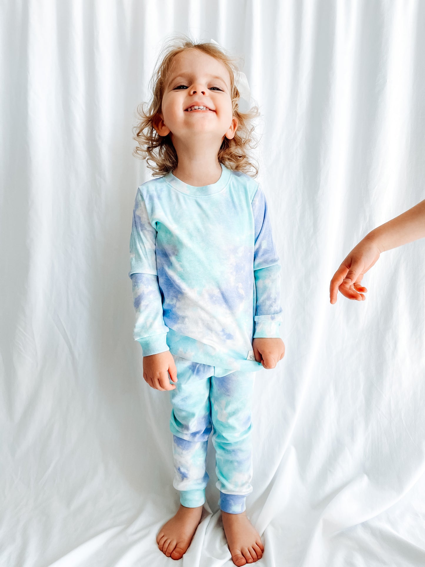 Spring Tie Dye Jammies - Blue