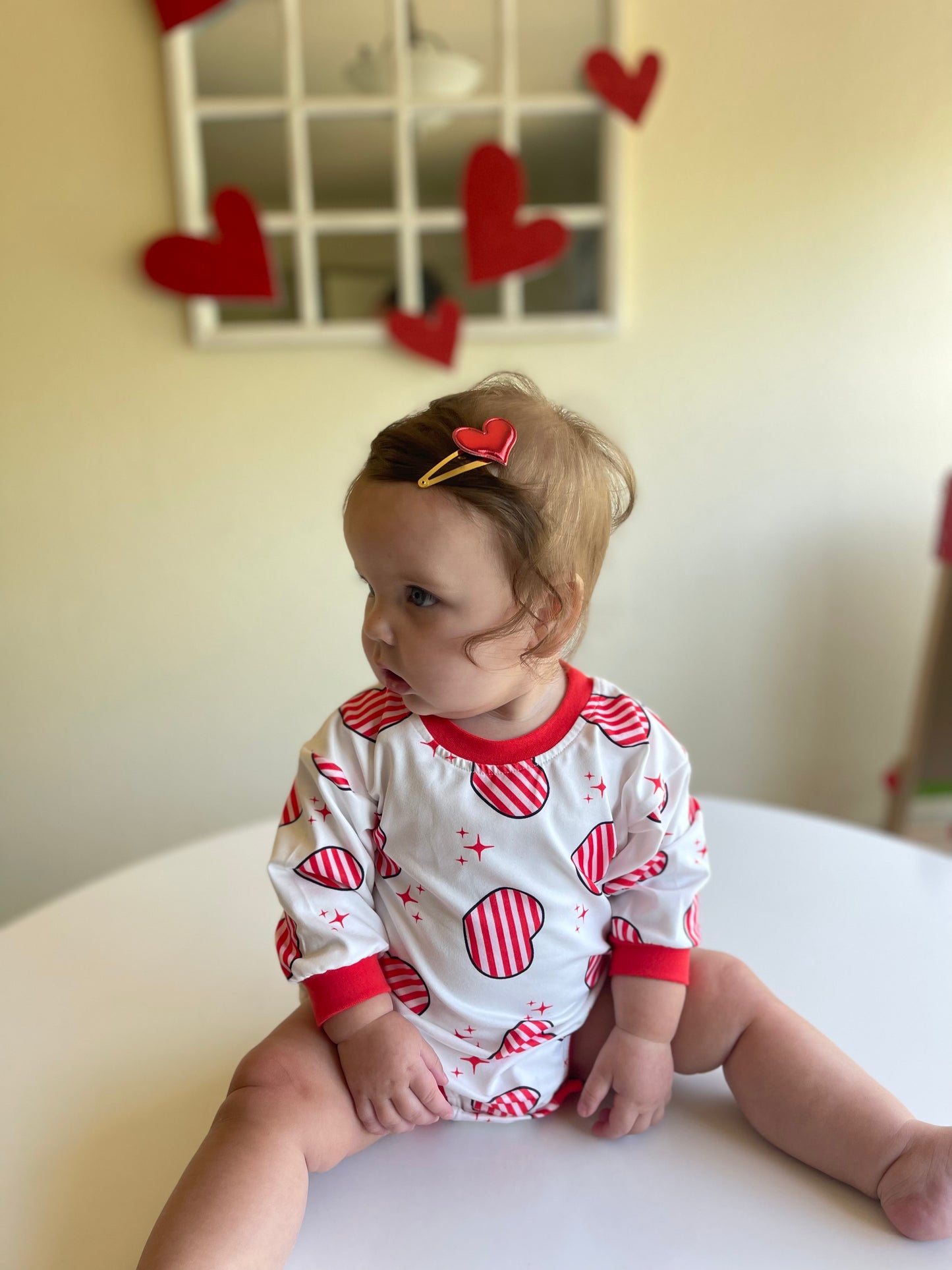 Vday Heart Romper