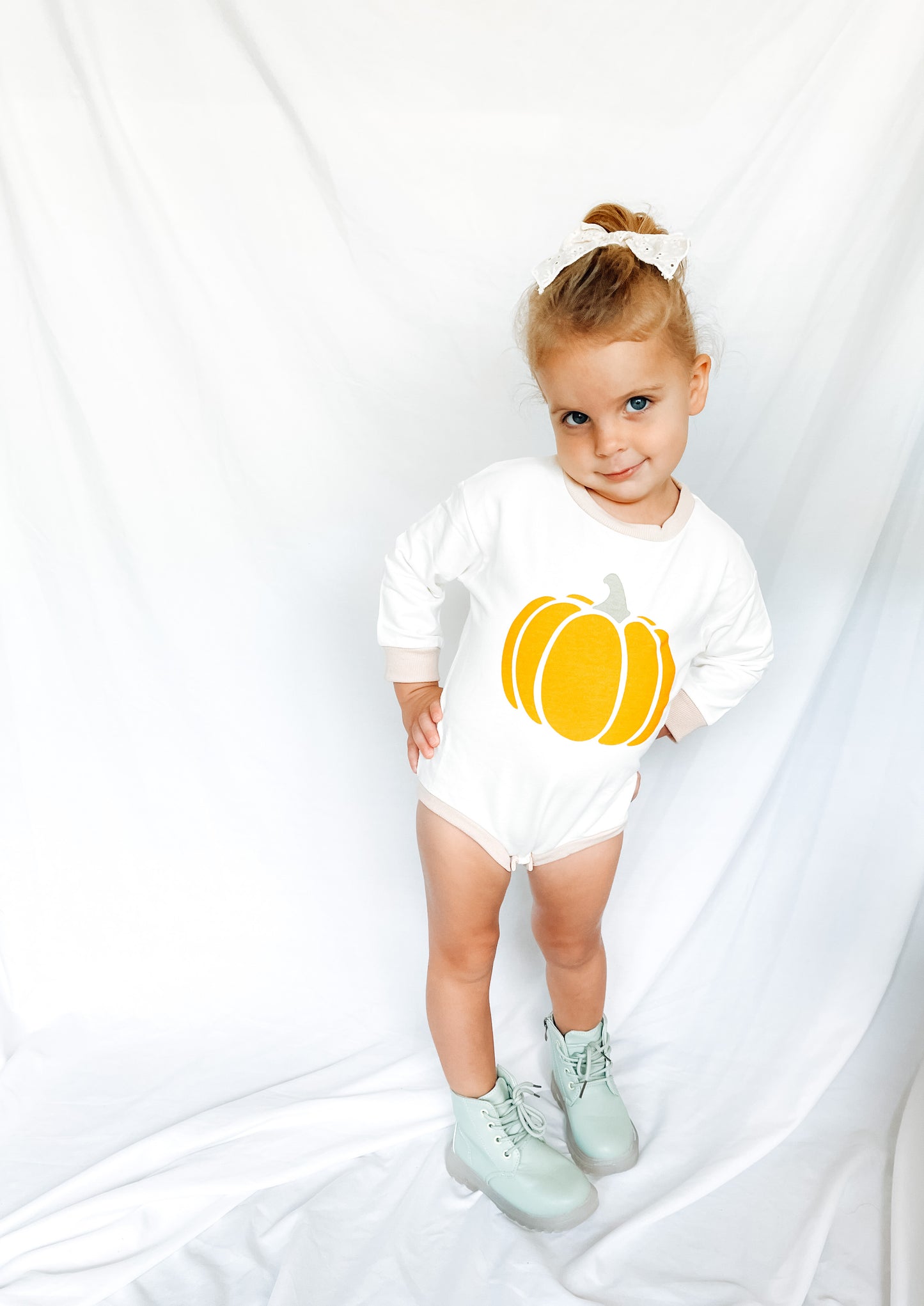 QT Pumpkin Romper