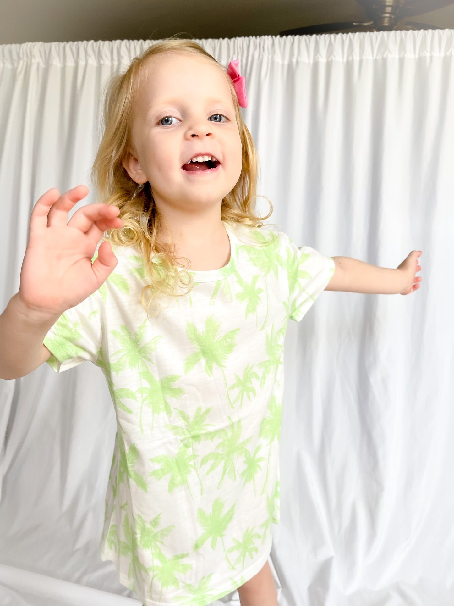 Neon Palm Dress