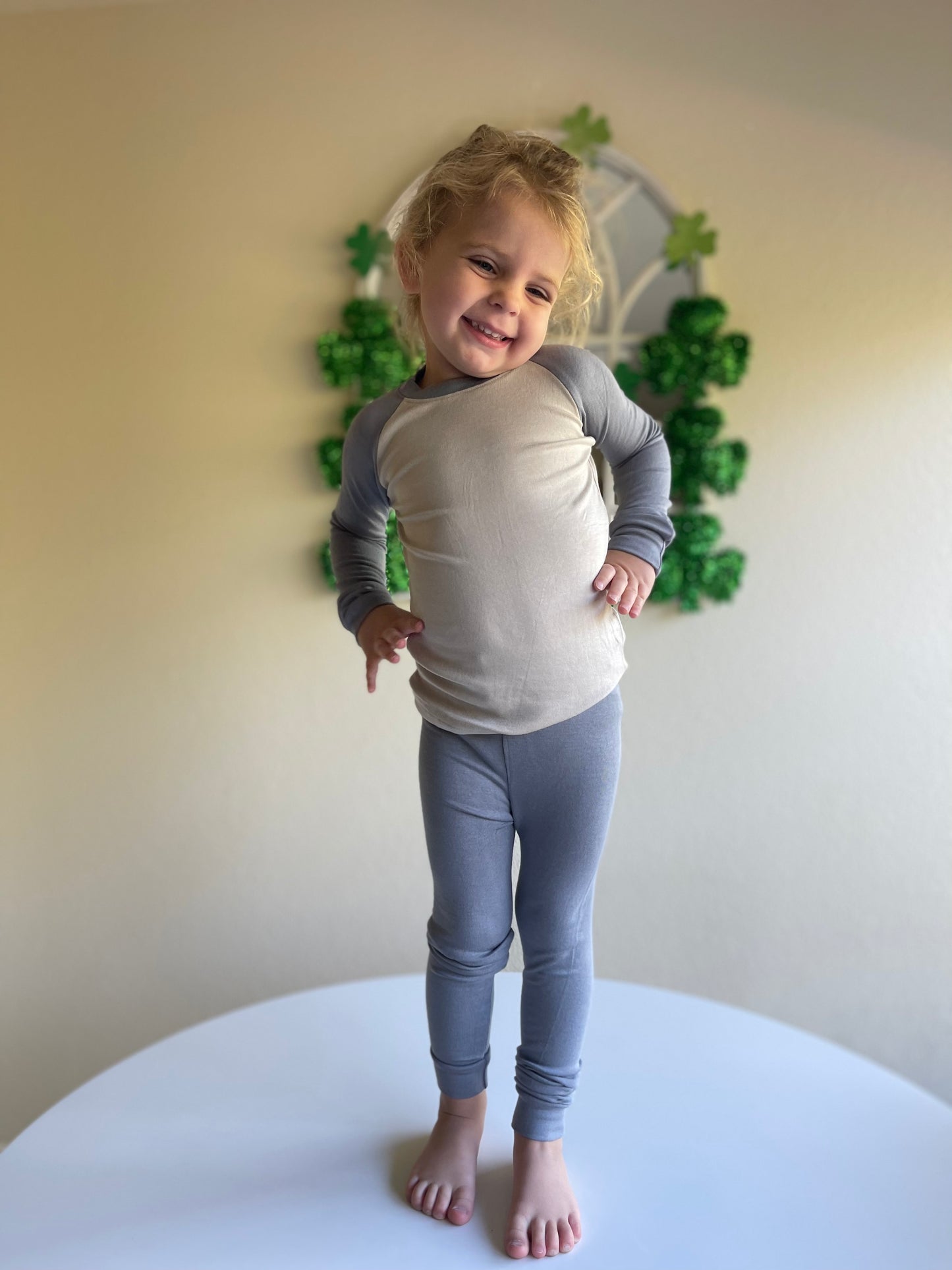 Muted Two Toned Jammies
