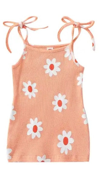 Peachy Floral Dress