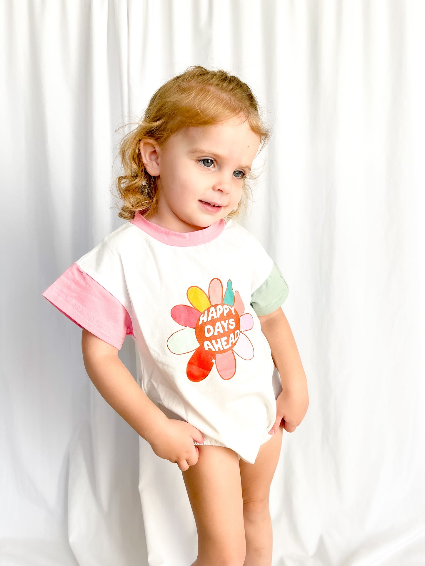 Happy Days Ahead Graphic Romper